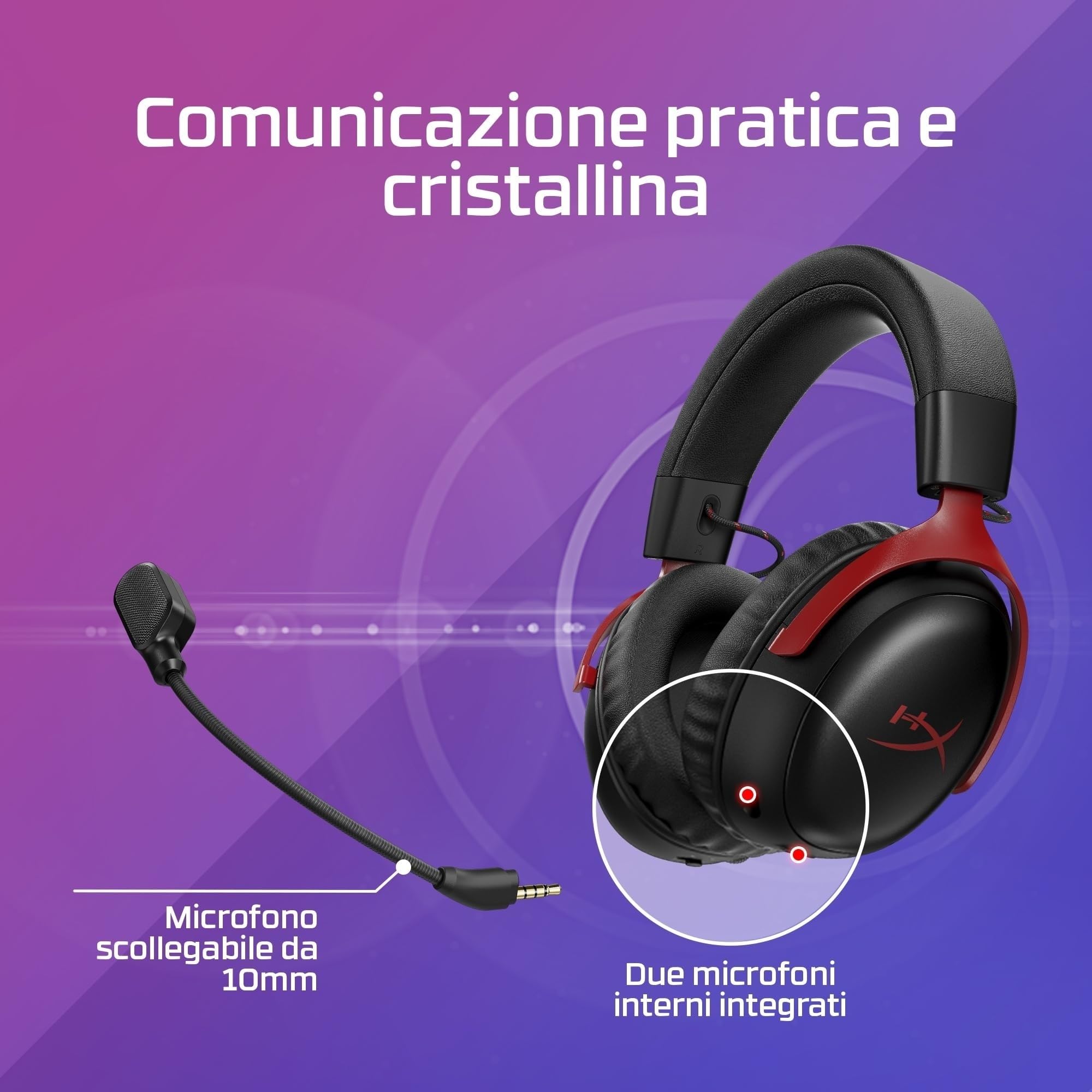 hyperx-cloud-iii-s-wireless-cuffie-gaming-bluetooth-con-dts-spatial-audio-microf image 6