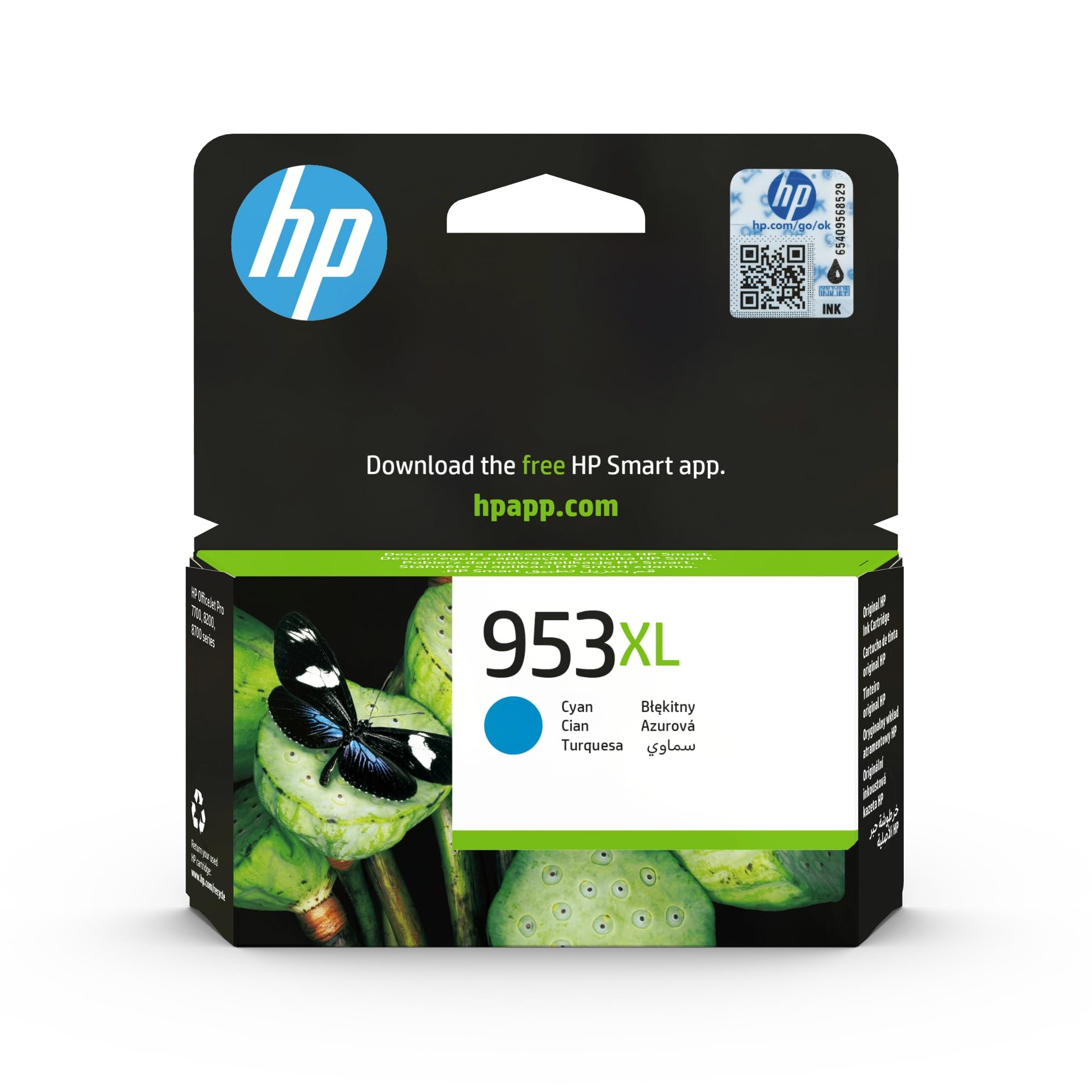 hp-953xl-ciano-f6u16ae-cartuccia-inchiostro-originale-alta-capacit-1-450-pagine- image 1