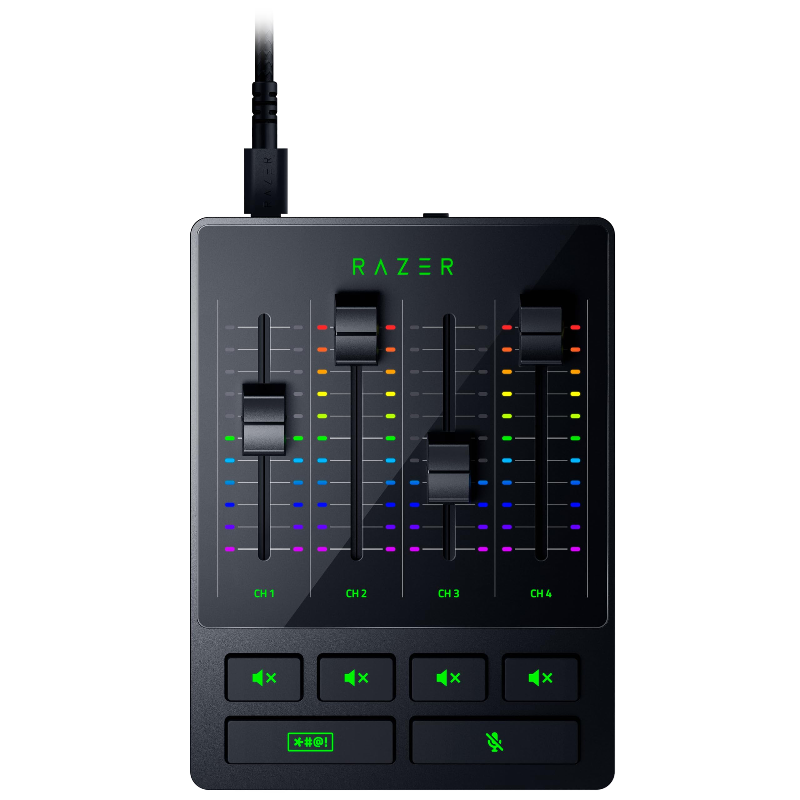 razer-audio-mixer-mixer-streaming-analogico-a-4-canali-con-ingresso-xlr-preampli image 1