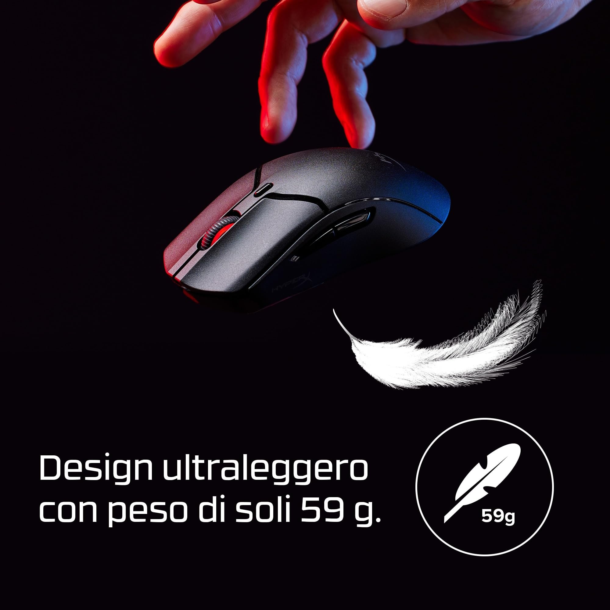 hyperx-pulsefire-haste-2-mini-mouse-gaming-wireless-2-4-ghz-1-ms-26000-dpi-rgb-6 image 4