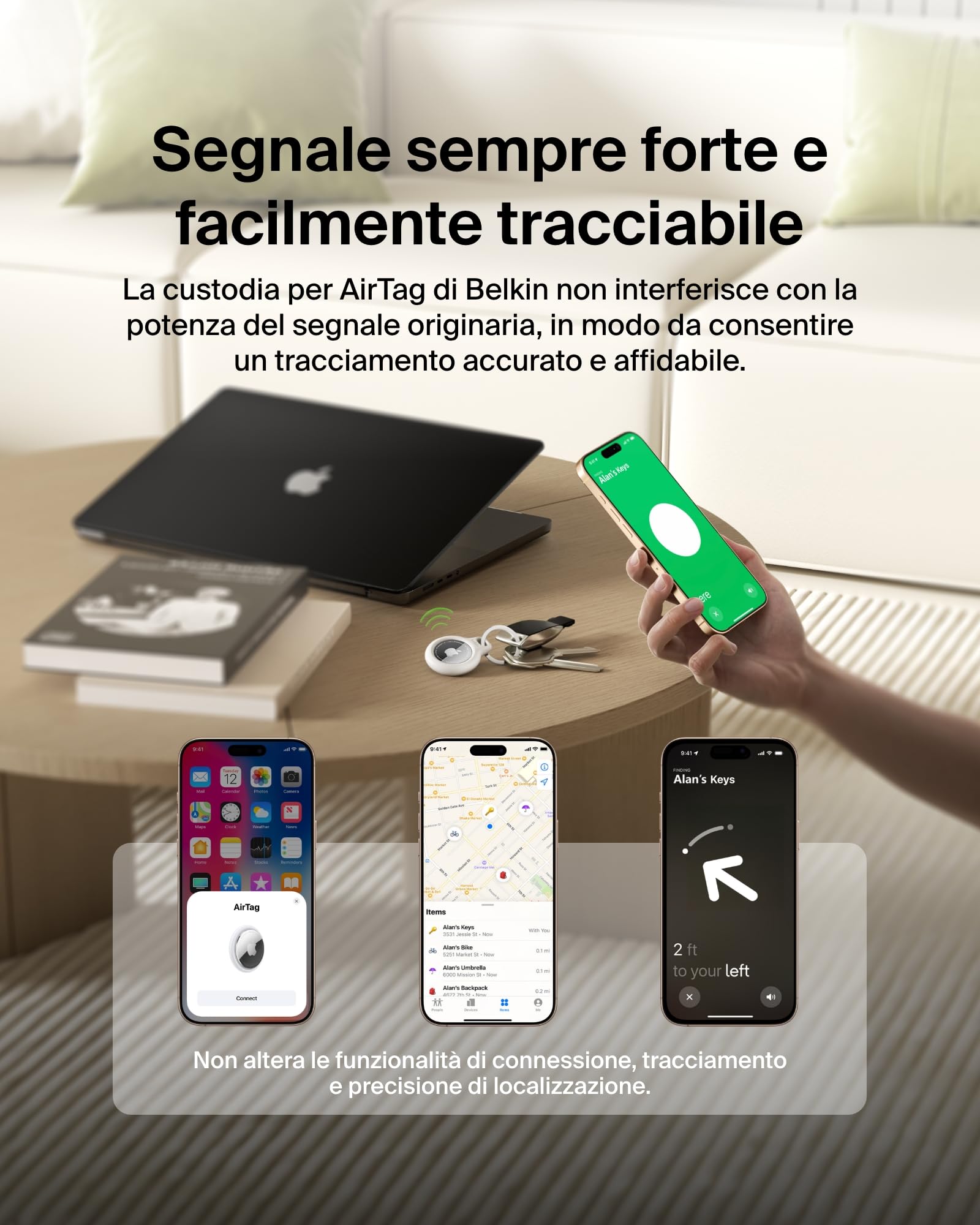 belkin-secure-holder-custodia-portachiavi-per-apple-airtag-con-guscio-antigraffi image 6