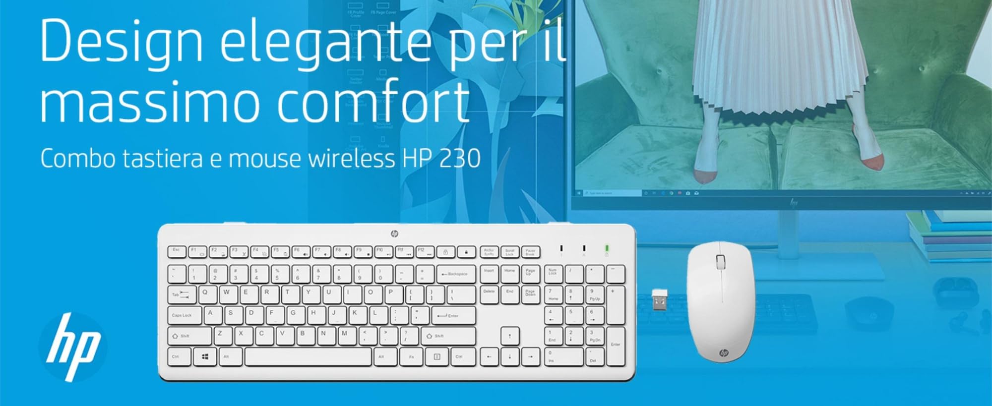 hp-230-combo-tastiera-e-mouse-wireless-2-4-ghz-con-dongle-usb-a-digitazione-sile image 4