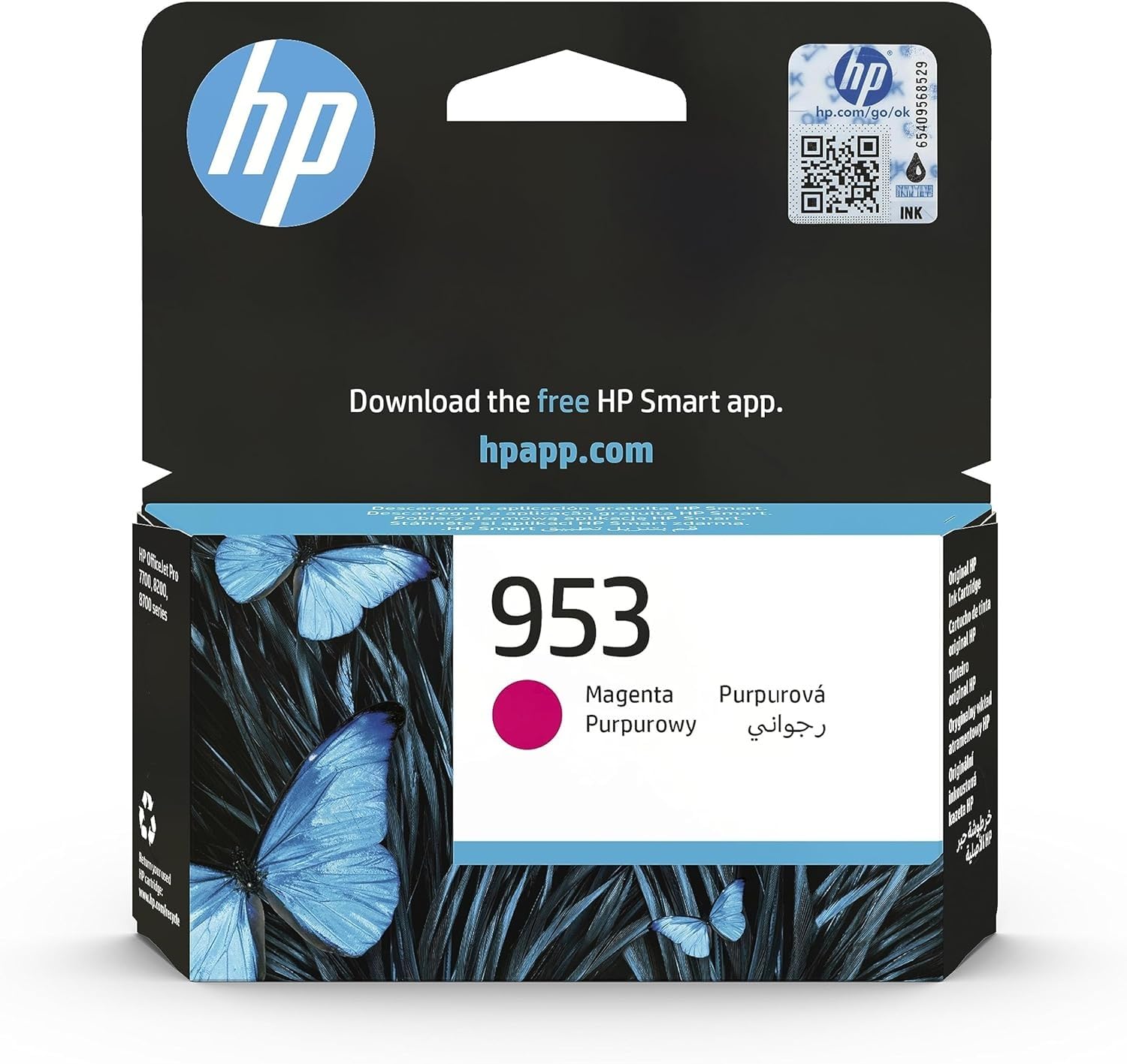 hp-953-f6u13ae-cartuccia-originale-magenta-da-630-pagine-per-stampanti-hp-office image 1