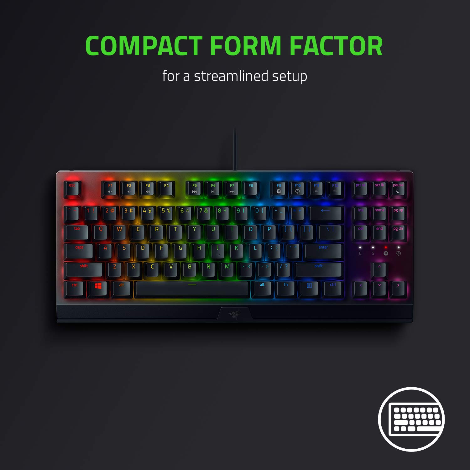 razer-blackwidow-v3-tenkeyless-tastiera-meccanica-gaming-con-switch-razer-green- image 4