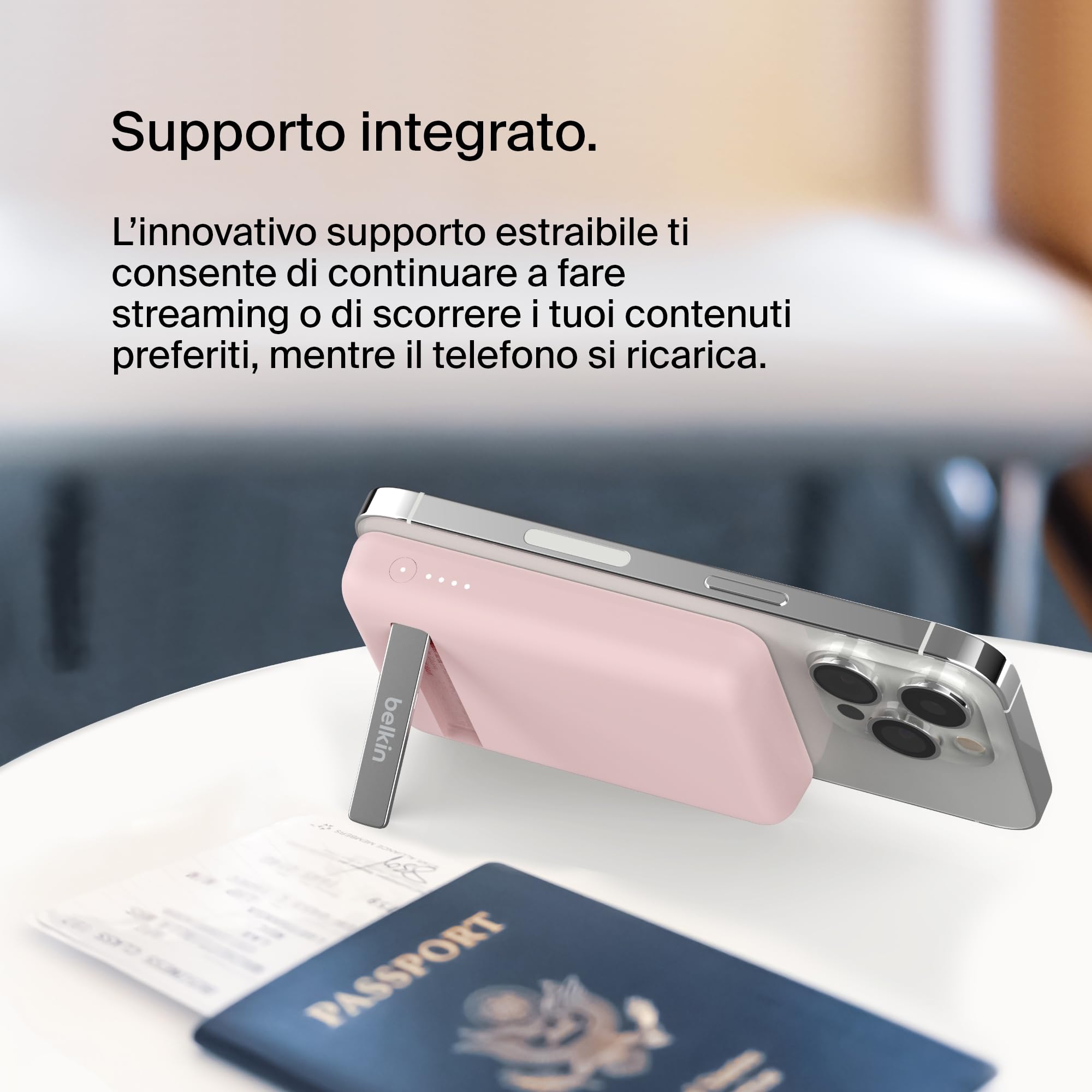 belkin-batteria-esterna-wireless-magnetica-5000-mah-con-magsafe-ricarica-passant image 5