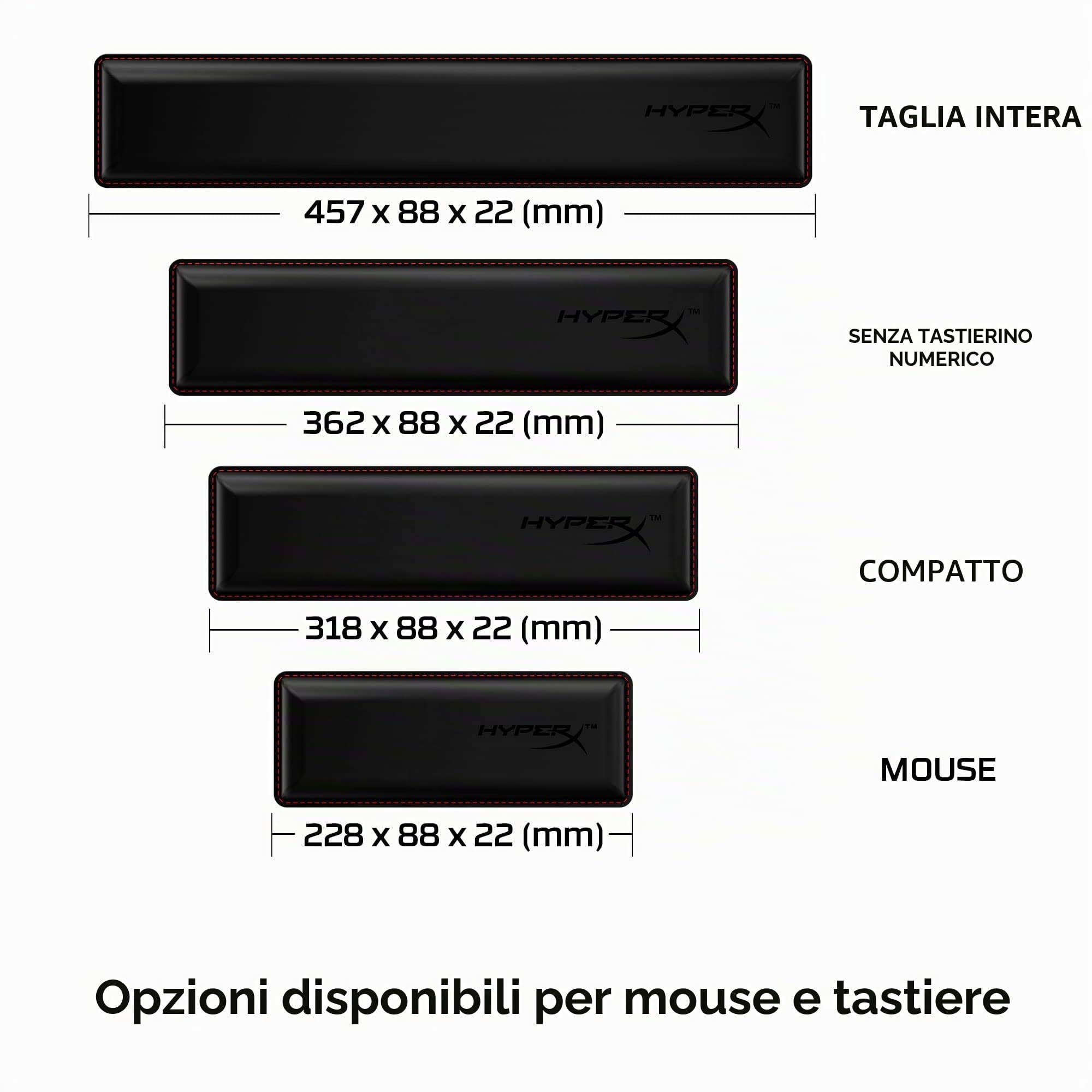 hp-hyperx-wrist-rest-poggiapolsi-ergonomico-in-memory-foam-con-gel-per-tastiere- image 6