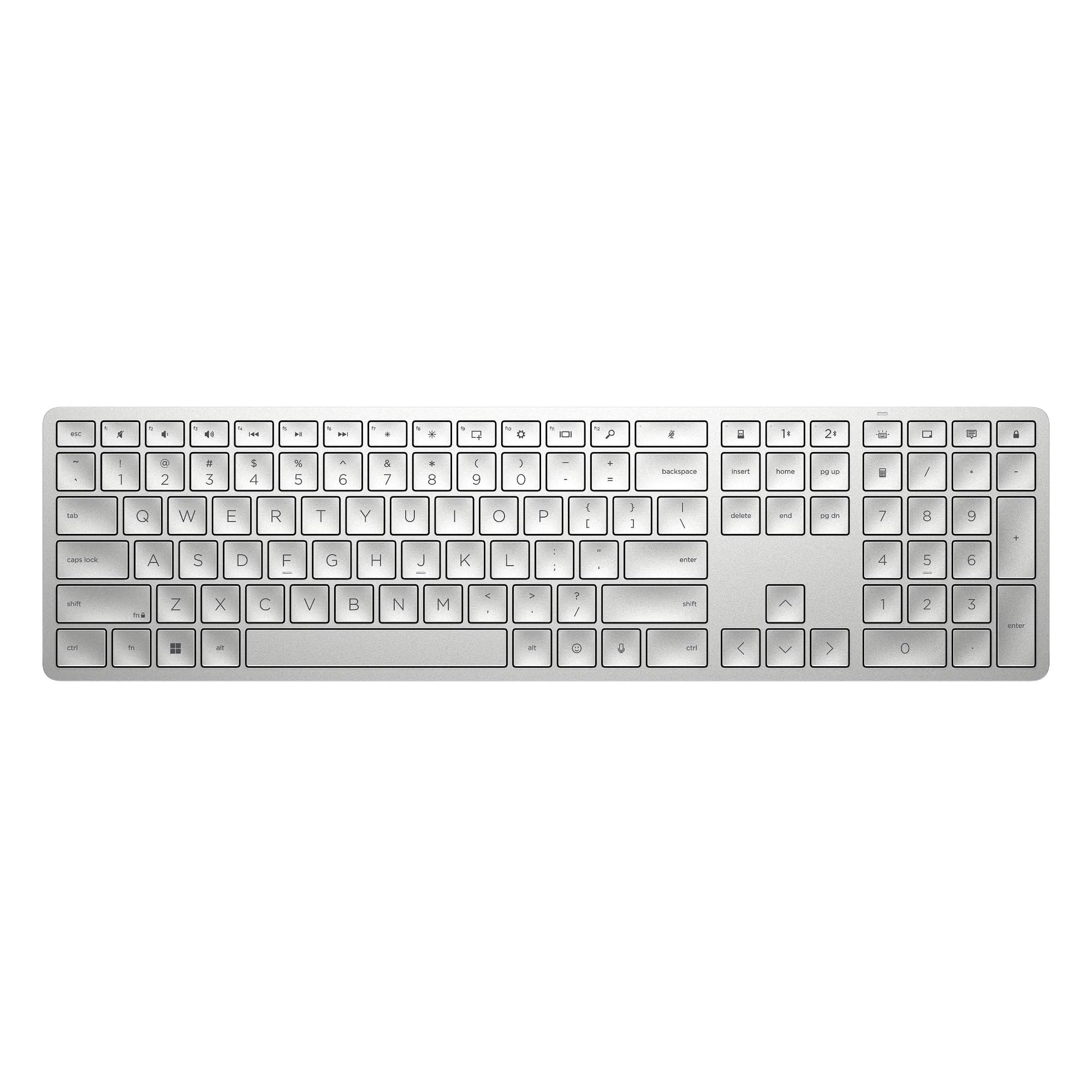 hp-970-tastiera-wireless-retroilluminata-con-20-tasti-programmabili-dongle-usb-a image 1