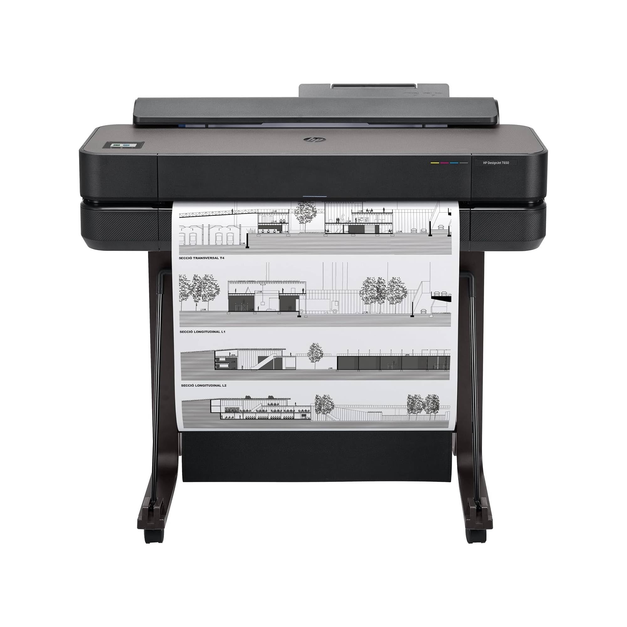hp-designjet-t650-61-cm-5hb08d-plotter-per-grandi-formati-a4-a1-81-stampe-a1-ora image 1