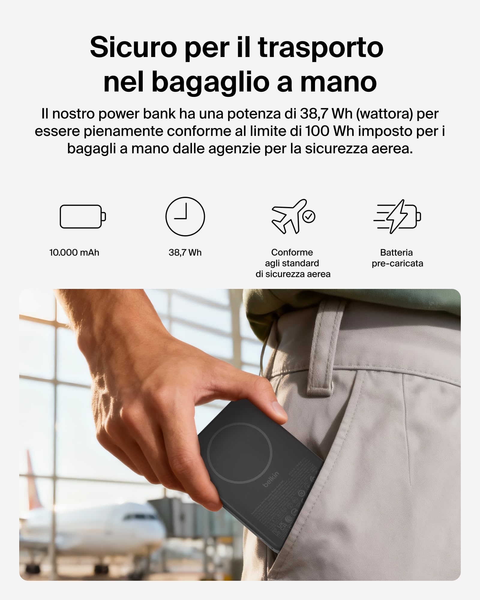 belkin-boostcharge-power-bank-magnetico-10-000-mah-qi2-7-5w-ultra-sottile-con-an image 5