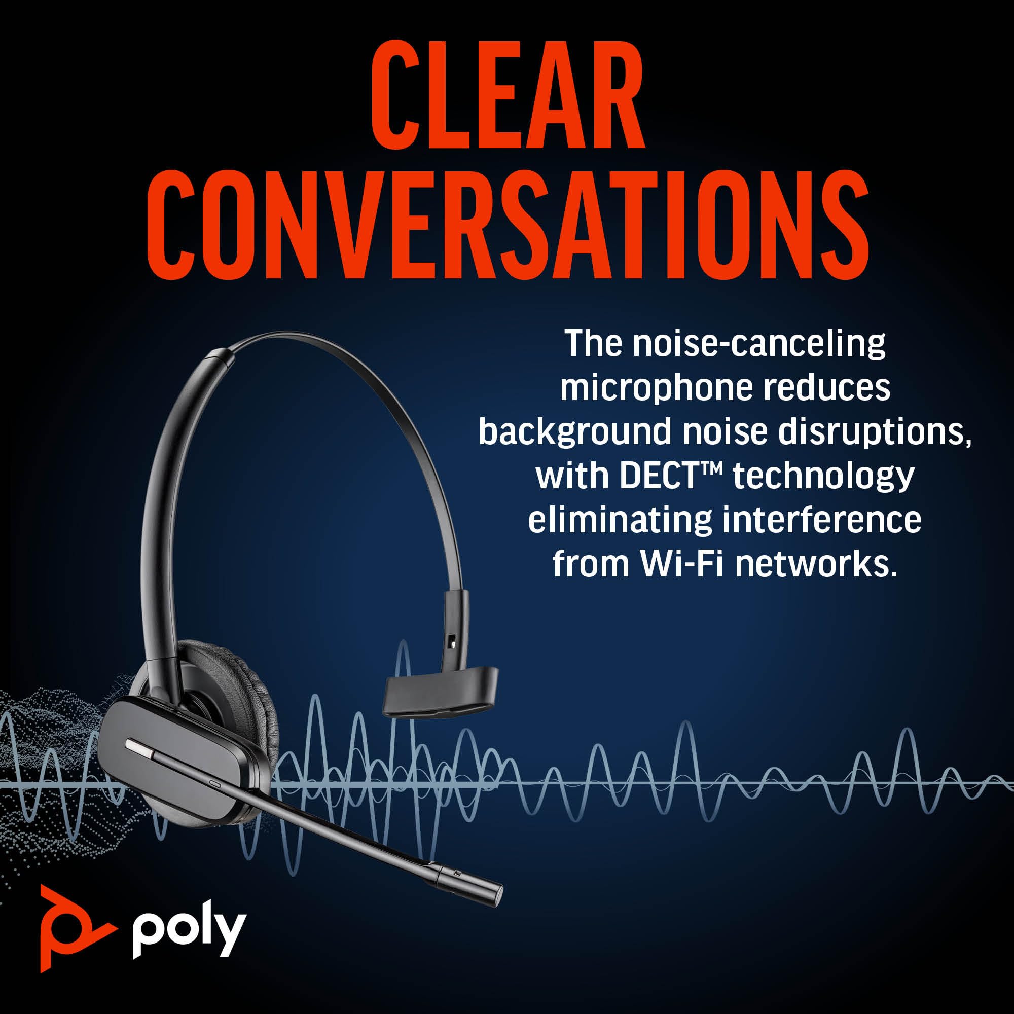 poly-convertible-cs540-cuffia-monoauricolare-wireless-per-telefoni-fissi-con-blu image 3