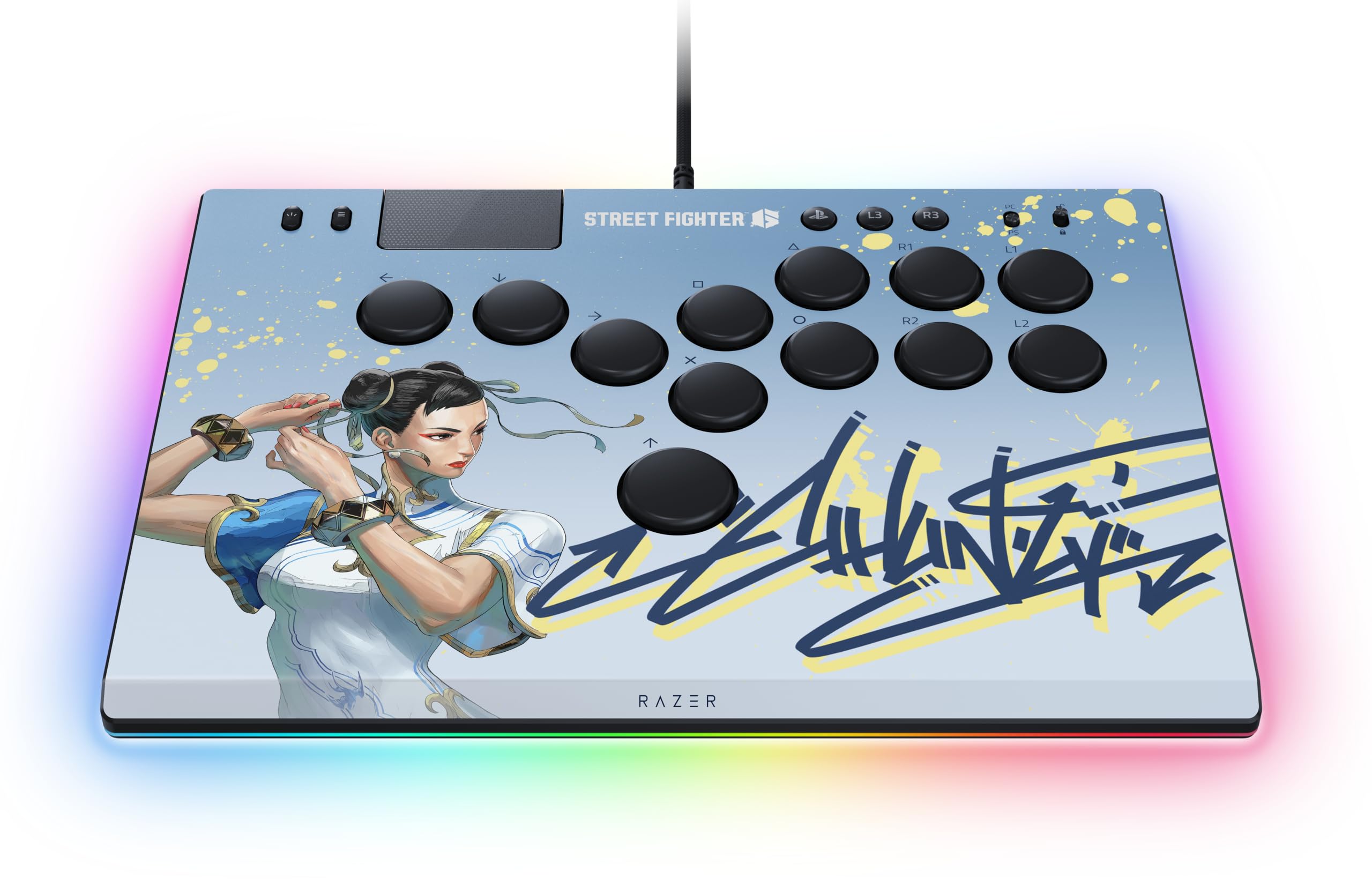 razer-kitsune-chun-li-edition-controller-arcade-ottico-all-button-per-ps5-e-pc-s image 2