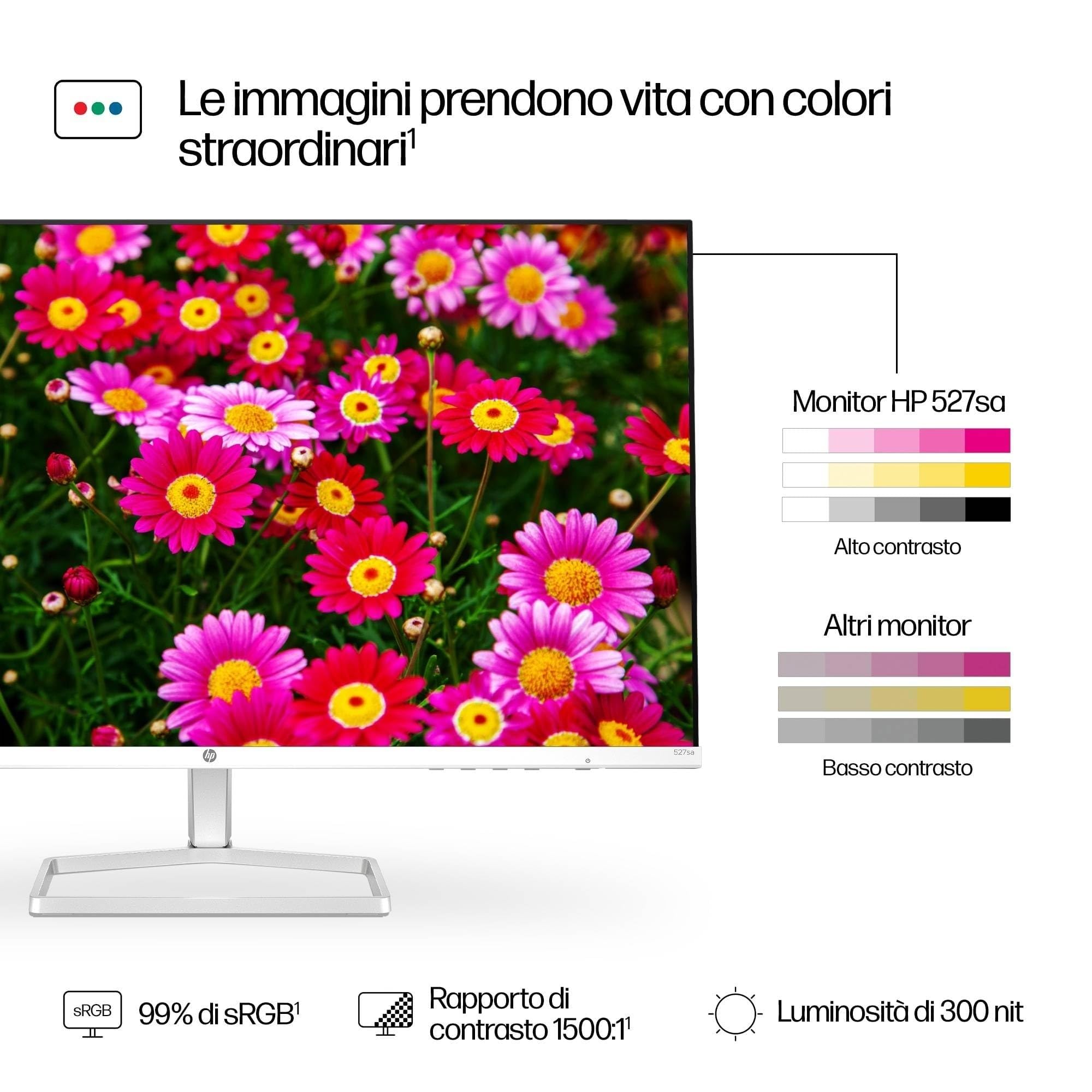 hp-527sa-monitor-27-full-hd-ips-100-hz-con-casse-integrate-eye-ease-5-ms-hdmi-bi image 6
