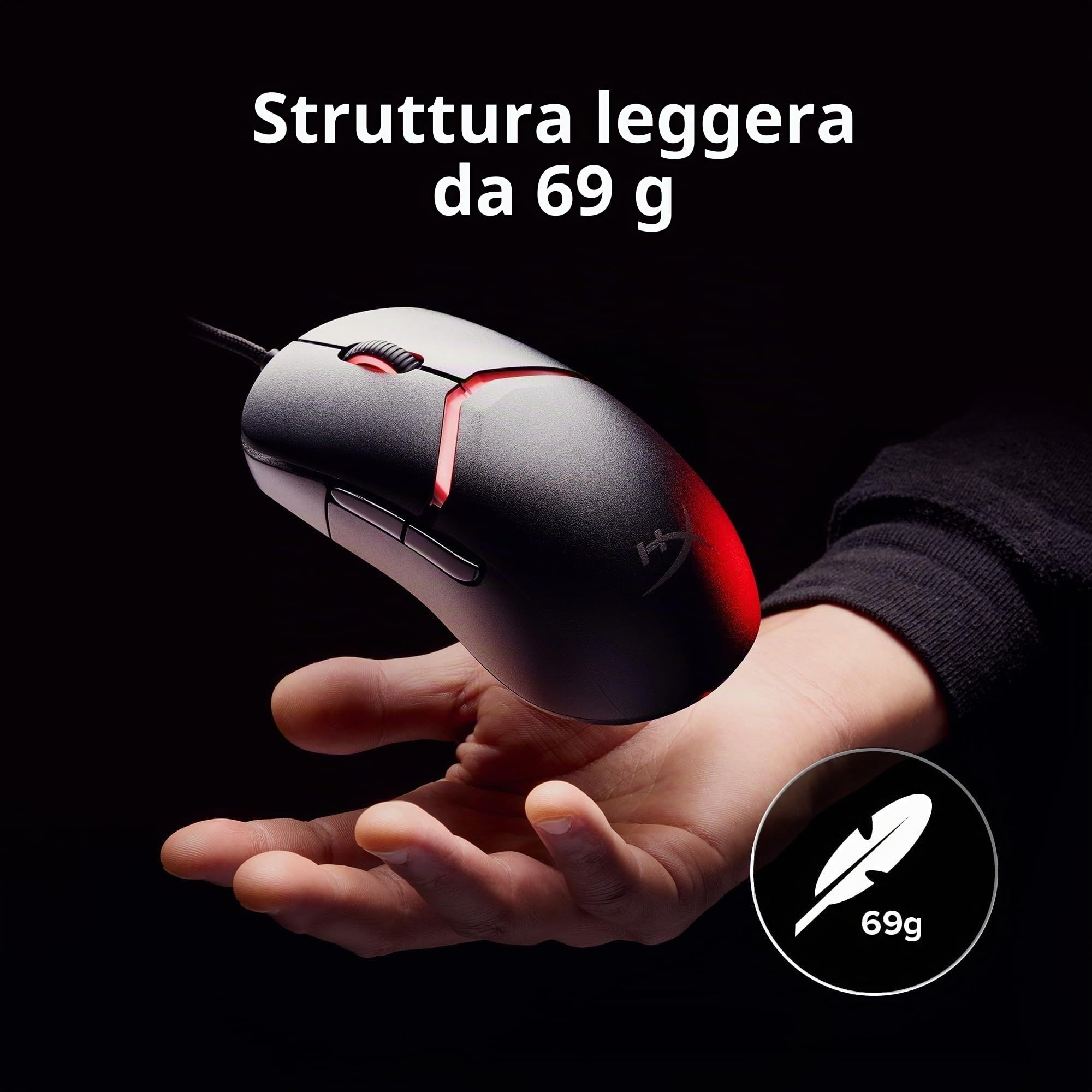 hyperx-pulsefire-saga-mouse-gaming-cablato-modulare-rgb-sensore-hyperx-26k-polli image 4