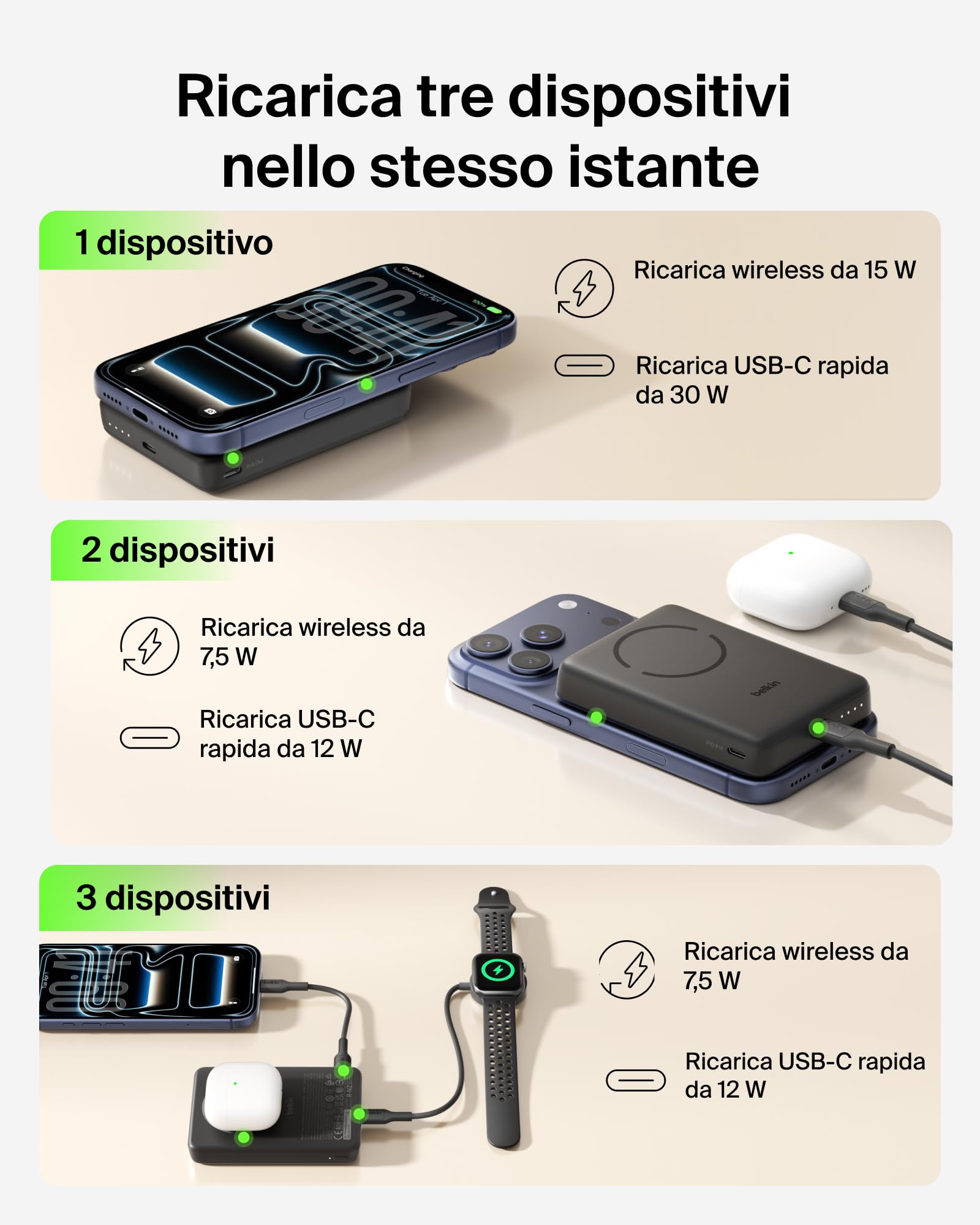belkin-boostcharge-power-bank-magnetico-10000-mah-certificato-qi2-15w-sottile-co image 4