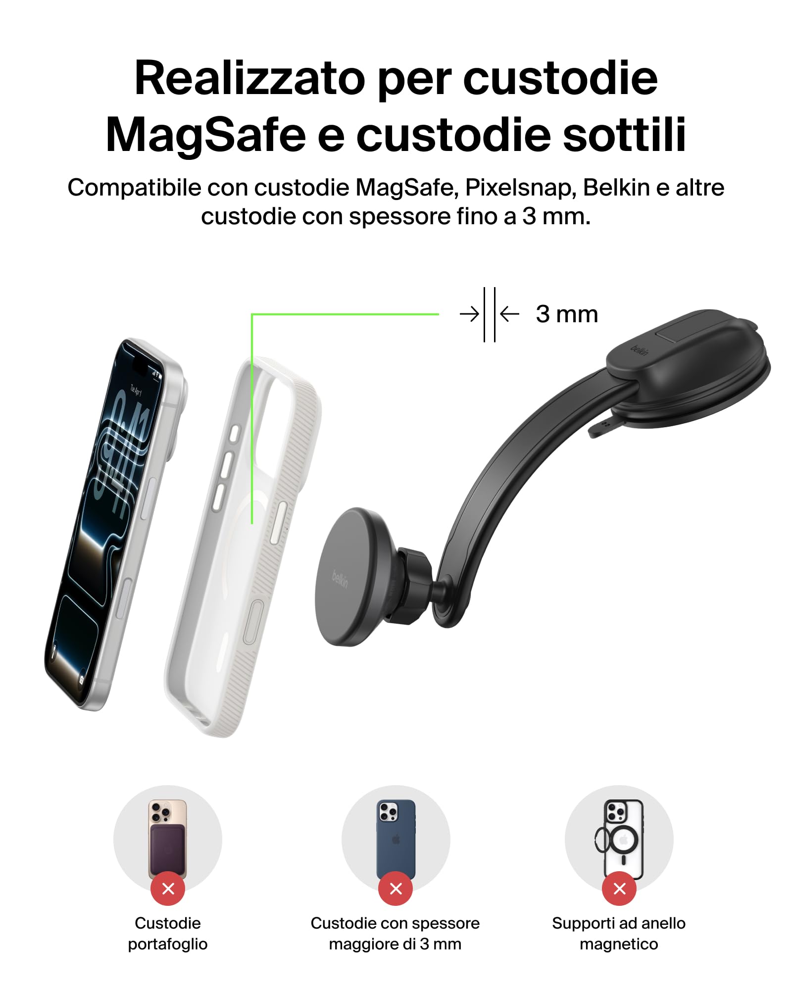 belkin-caricabatterie-da-auto-wireless-qi2-15w-con-supporto-magnetico-per-bocche image 5