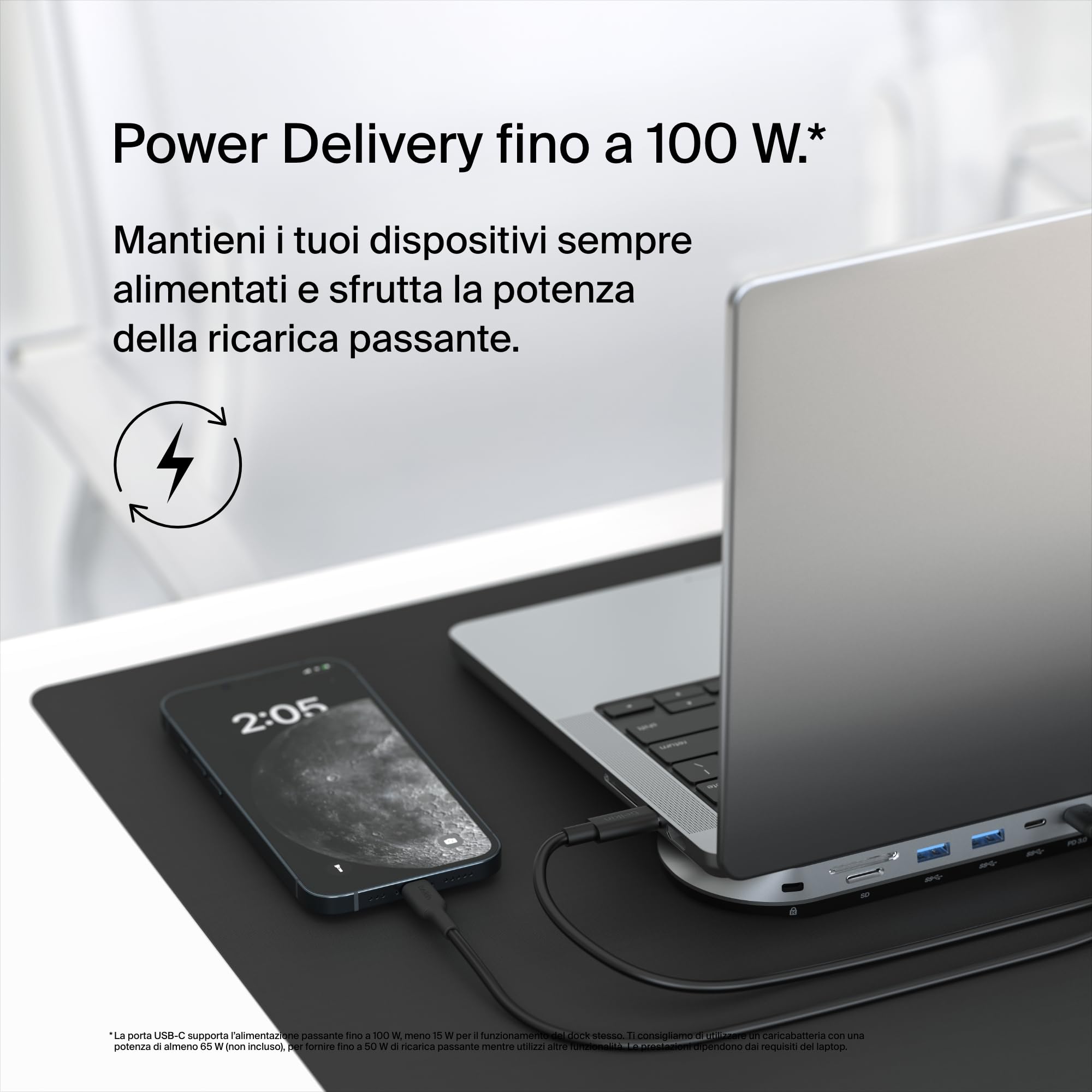 belkin-connect-dock-pro-11-in-1-usb-c-docking-station-con-supporto-3-monitor-hdm image 4