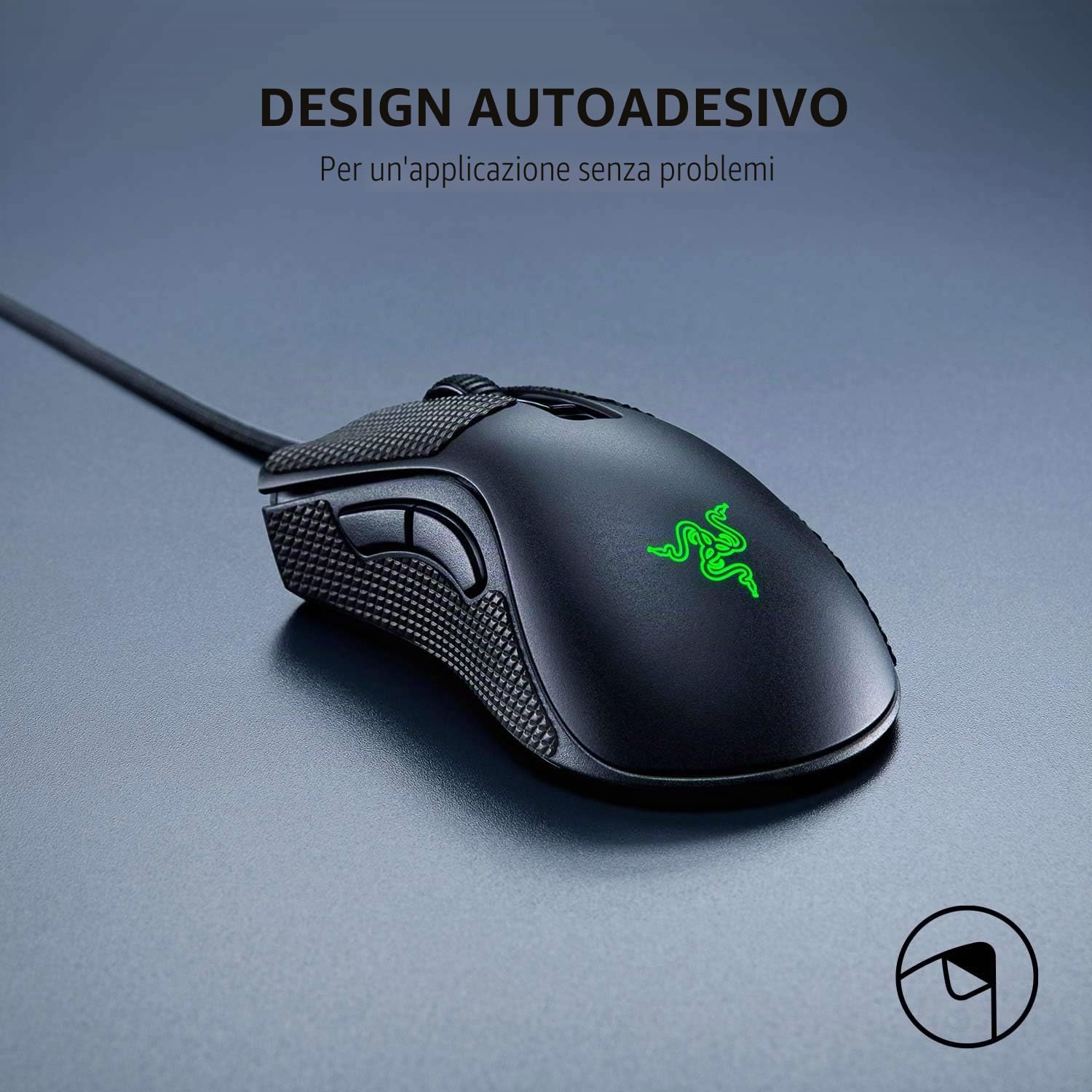 razer-mouse-grip-tape-deathadder-v2-mini-nastro-antiscivolo-autoadesivo-pre-tagl image 4