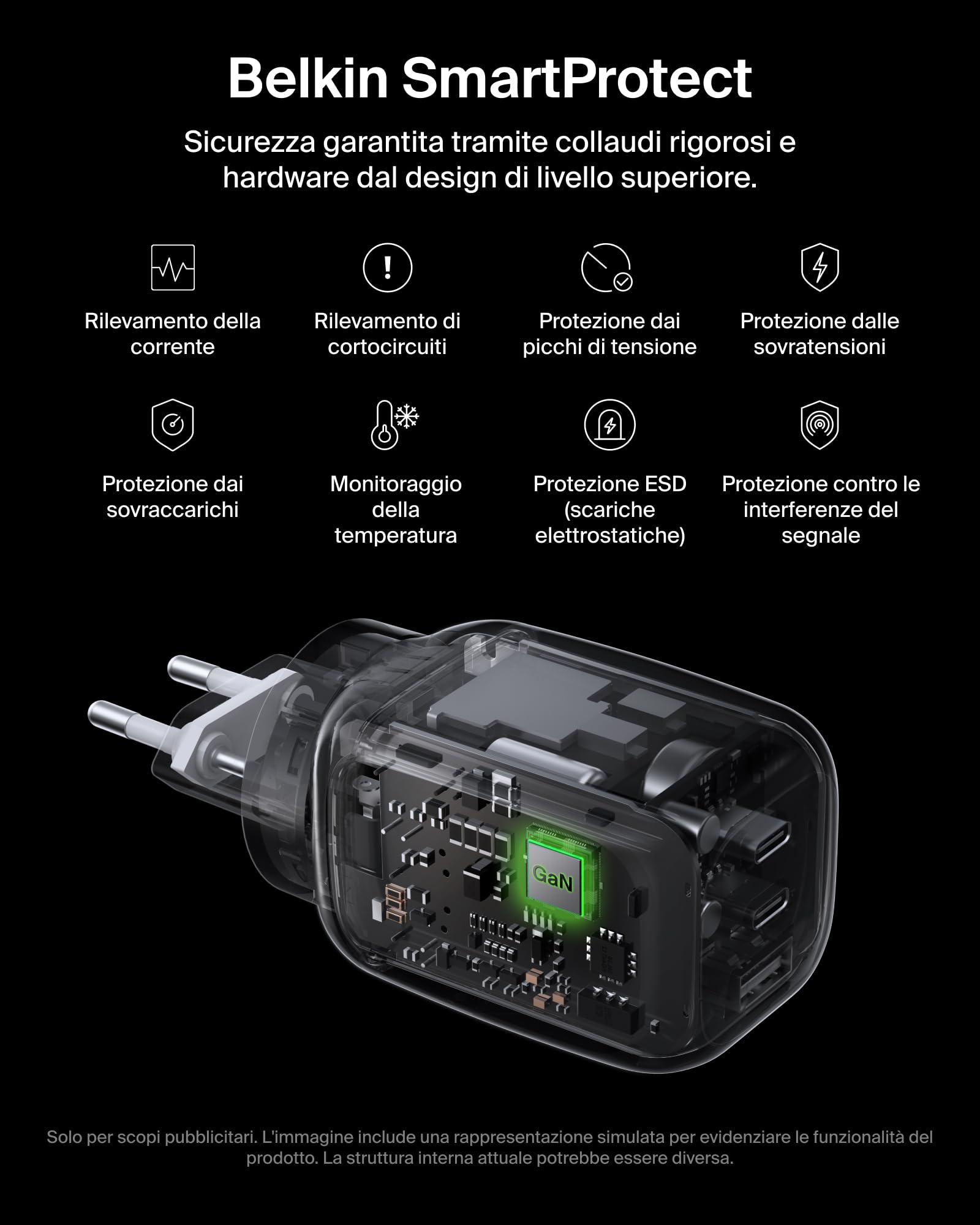 belkin-caricatore-da-parete-gan-100-w-a-3-porte-2x-usb-c-usb-a-con-spine-ue-uk-u image 7
