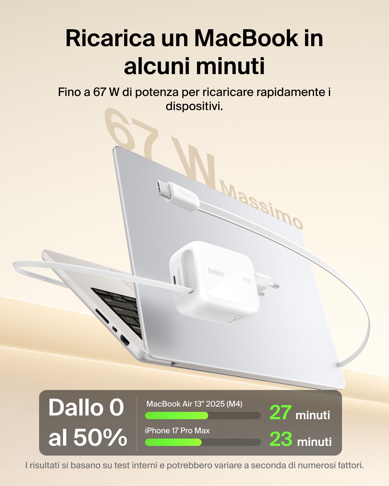 belkin-caricabatterie-usb-c-gan-67w-con-cavo-usb-c-retrattile-1m-e-porta-usb-c-r image 4