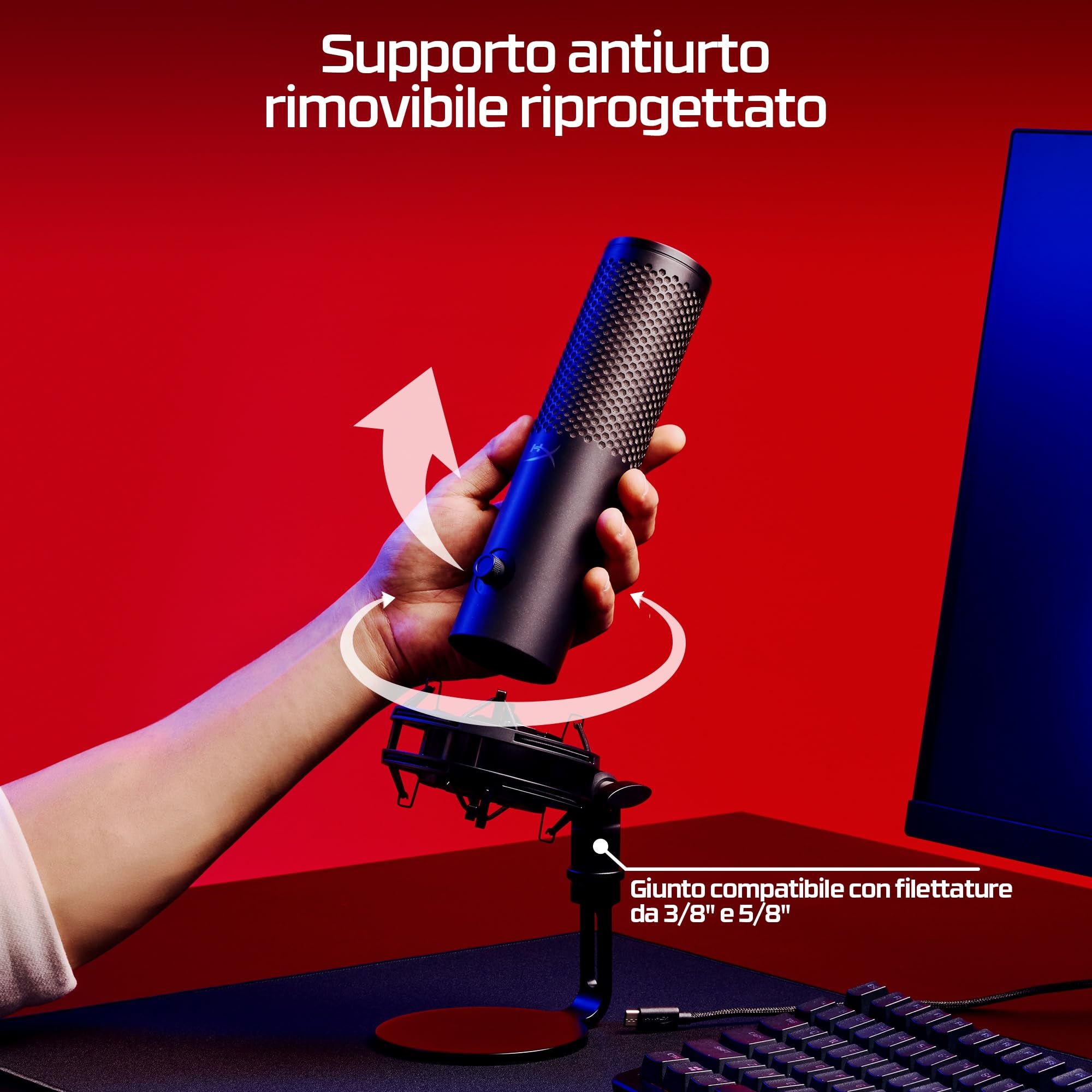 hyperx-quadcast-2-s-microfono-usb-per-streaming-e-creazione-contenuti-32-bit-192 image 5