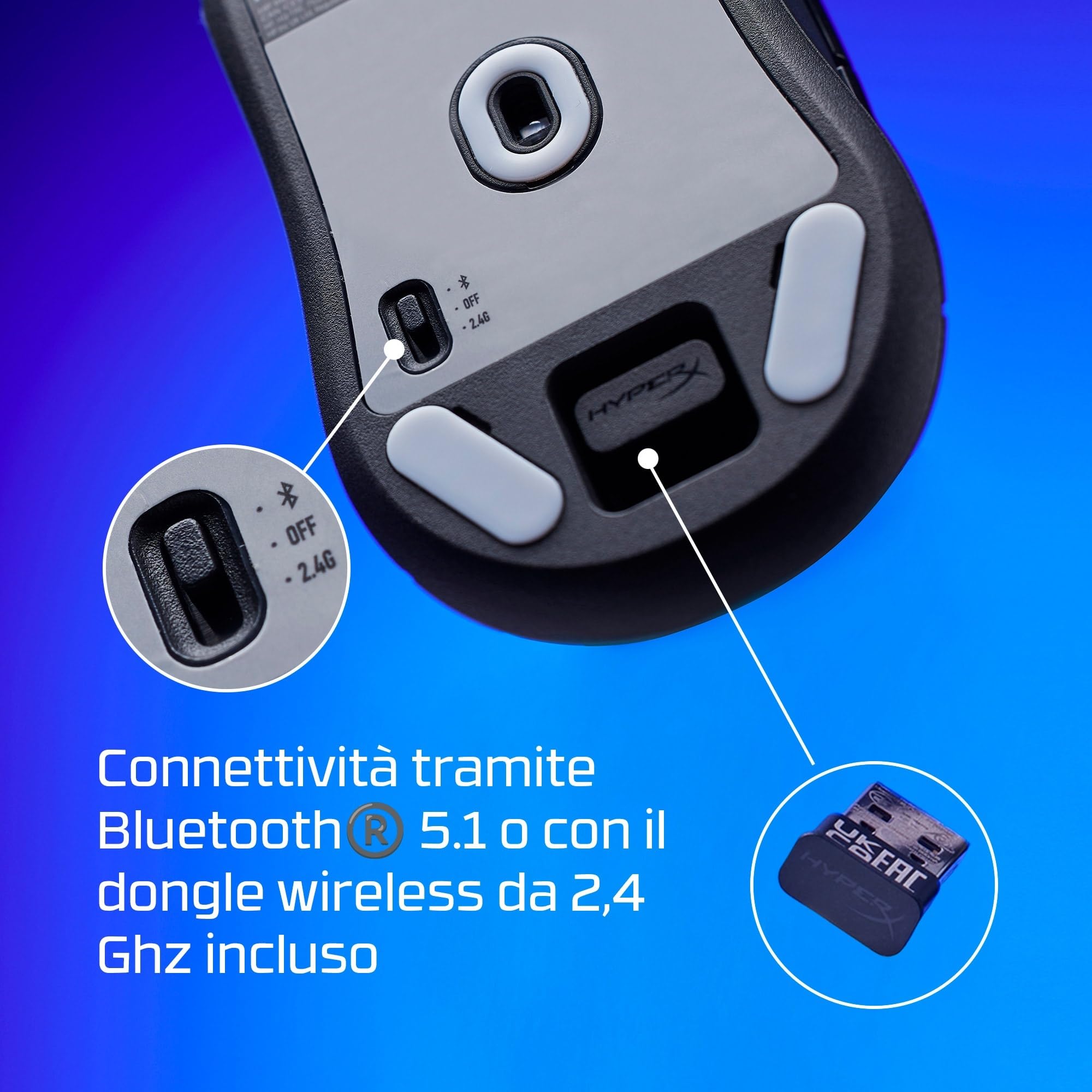 hyperx-pulsefire-haste-2-mini-mouse-gaming-wireless-2-4-ghz-1-ms-26000-dpi-rgb-6 image 3