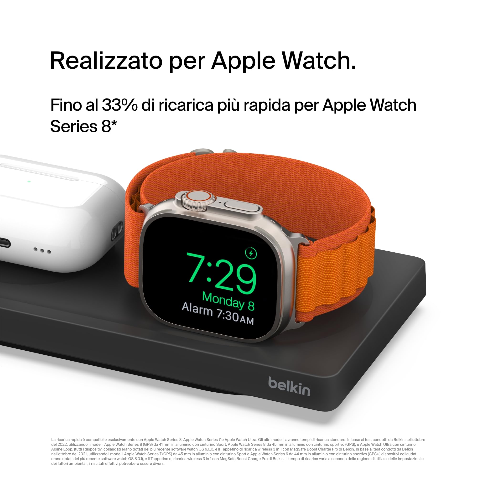 belkin-3-in-1-wireless-charger-con-magsafe-tappetino-di-ricarica-rapida-mfi-per- image 2