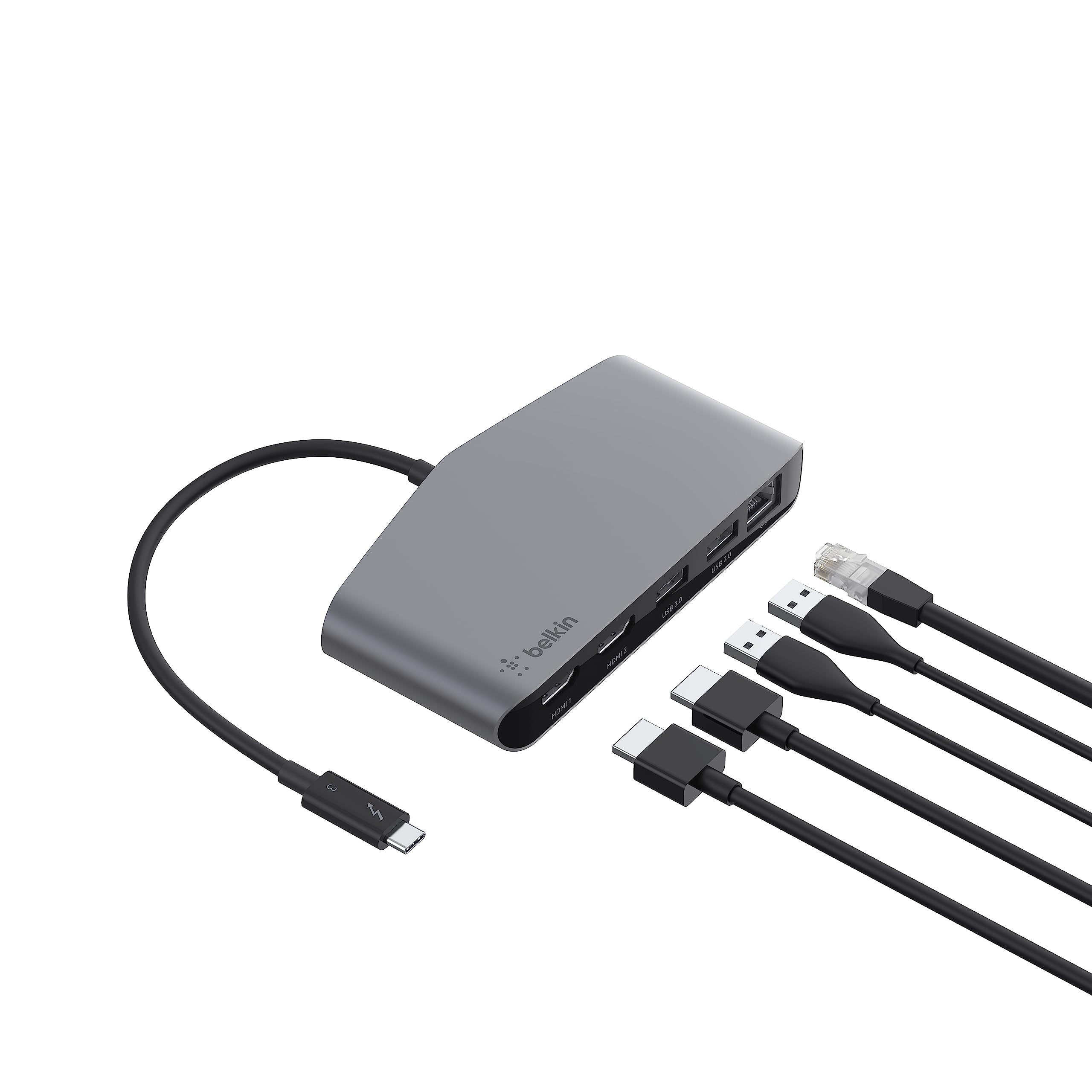 belkin-thunderbolt-3-mini-dock-con-cavo-integrato-hub-2x-hdmi-4k-60hz-usb-a-giga image 1