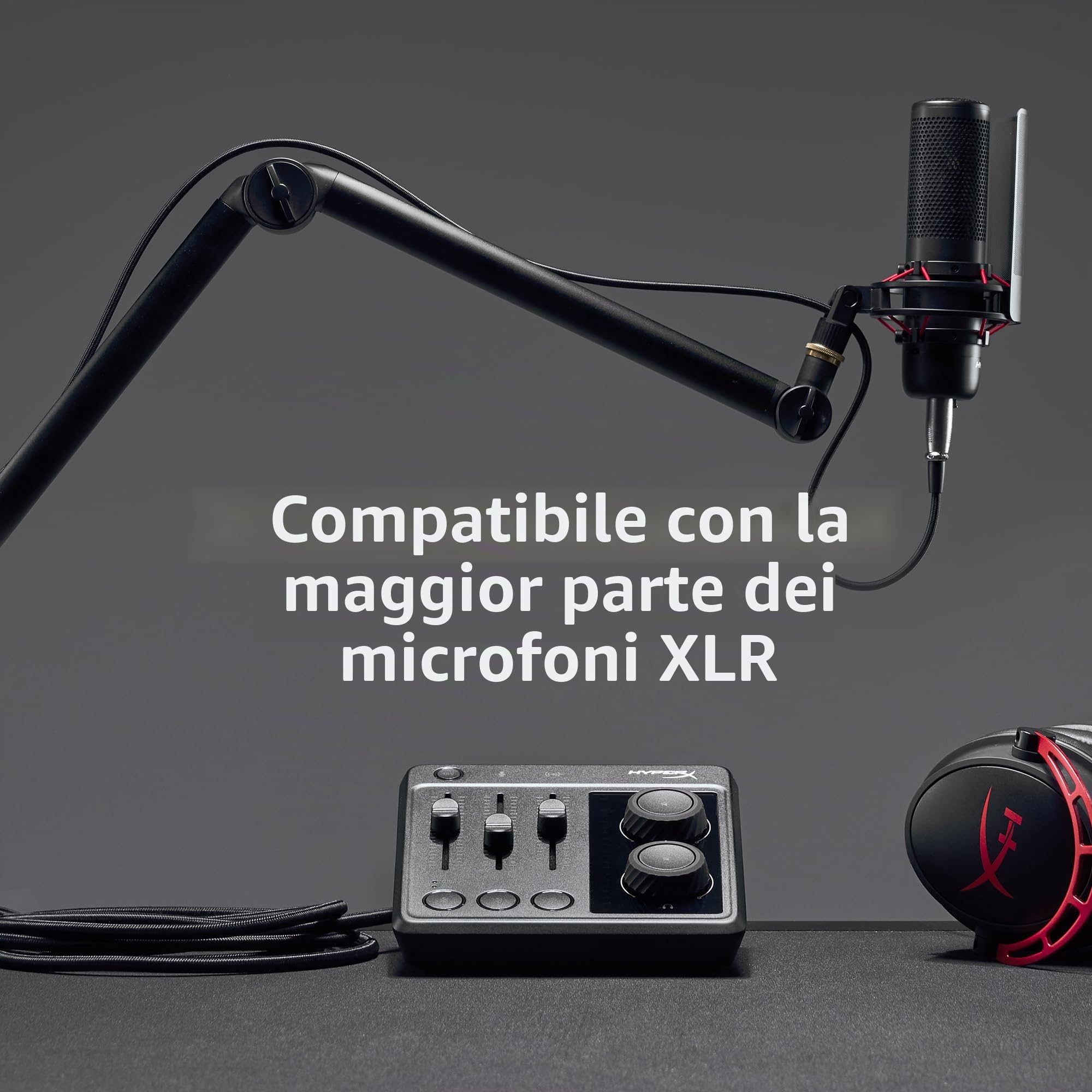 hyperx-mixer-audio-usb-a-3-canali-con-alimentazione-phantom-xlr-48v-registrazion image 5