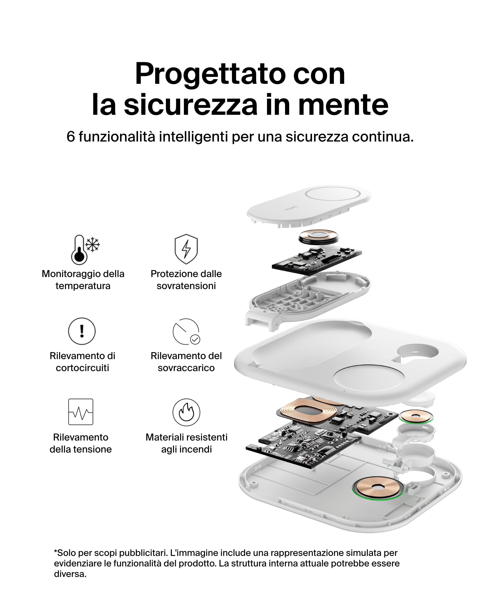 belkin-boostcharge-qi2-caricabatterie-magnetico-pieghevole-3-in-1-da-15-w-compat image 6