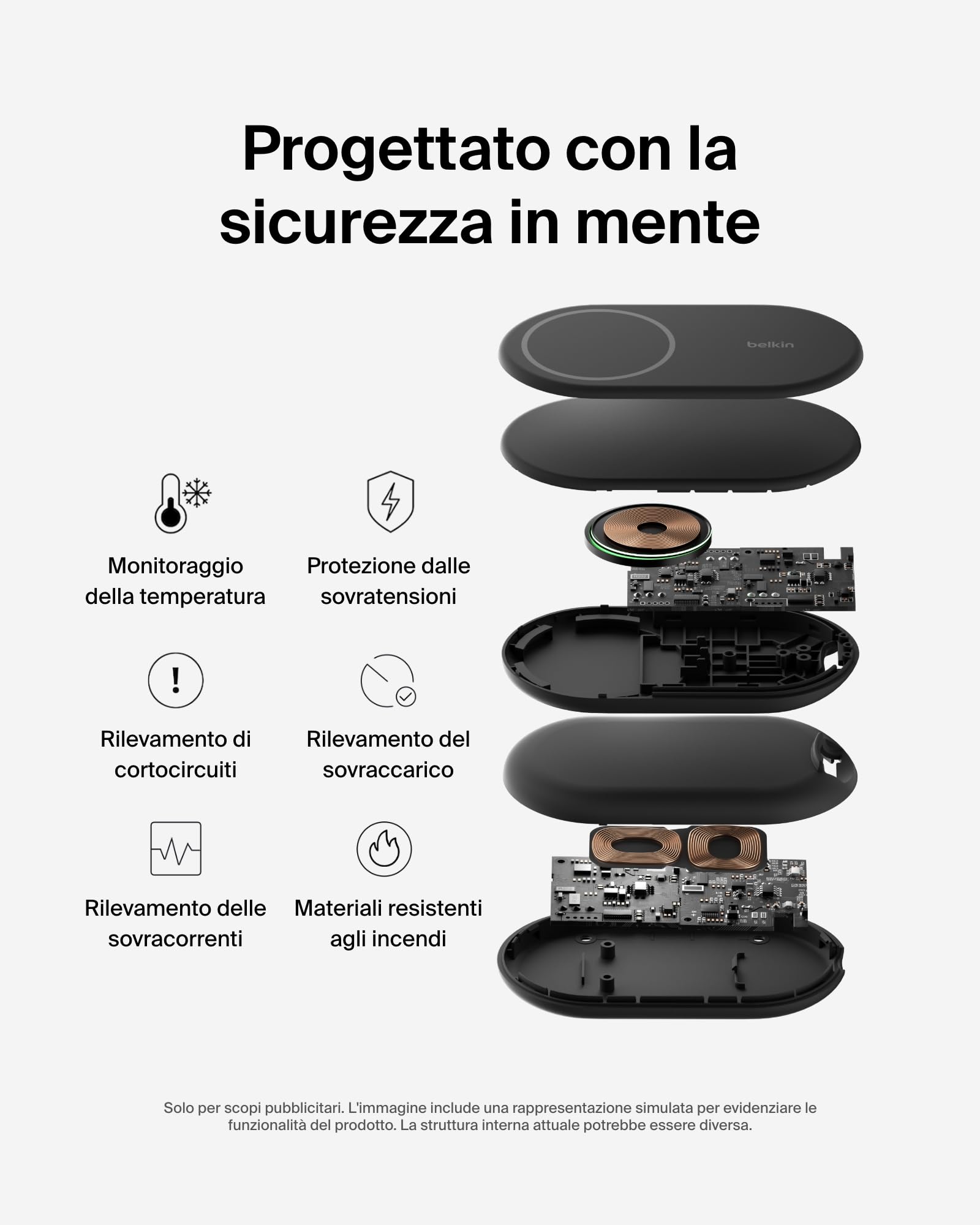 belkin-boostcharge-caricabatterie-wireless-magnetico-pieghevole-qi2-15w-con-alim image 8