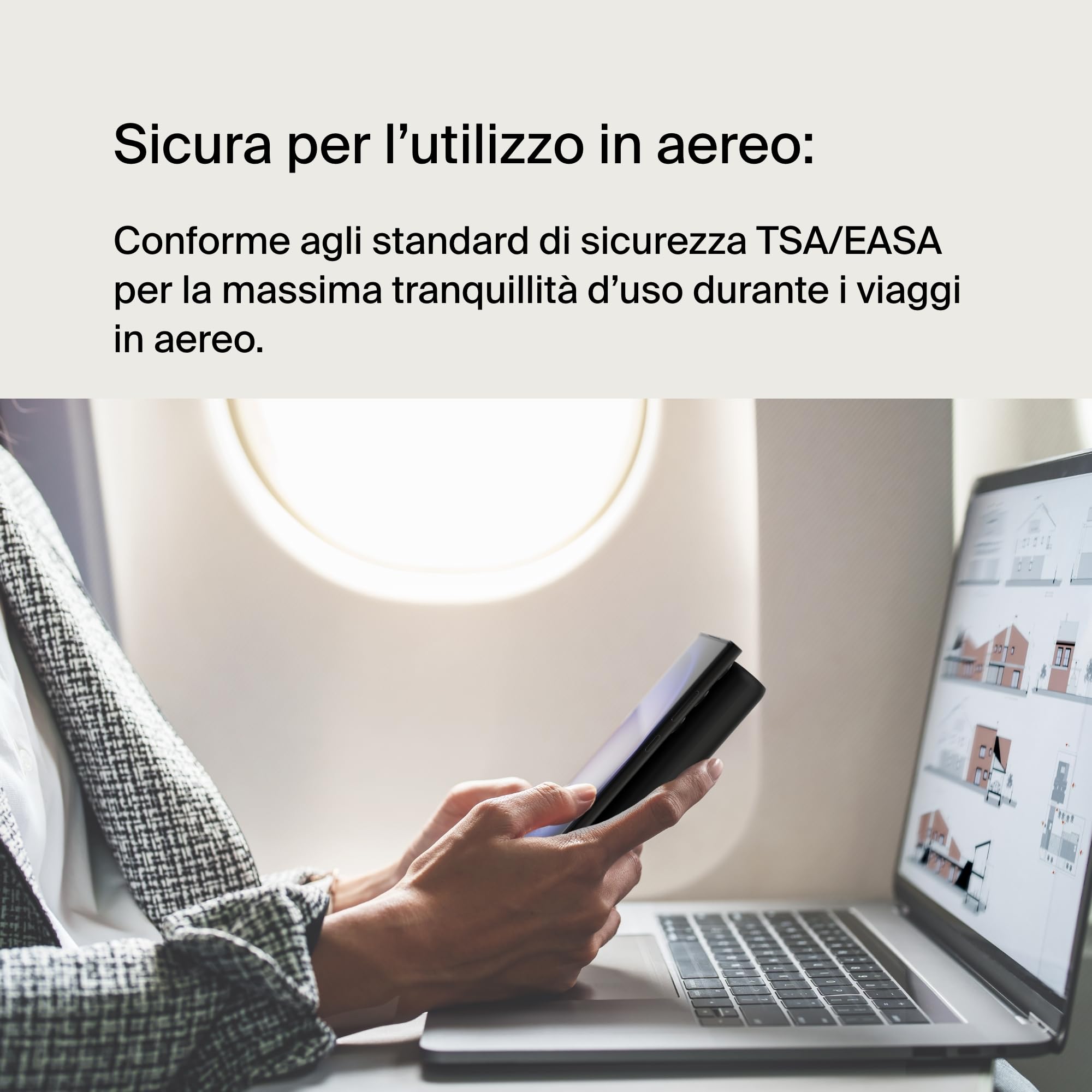 belkin-boostcharge-power-bank-20000-mah-compatta-con-3-porte-usb-c-2-usb-a-pd-20 image 5