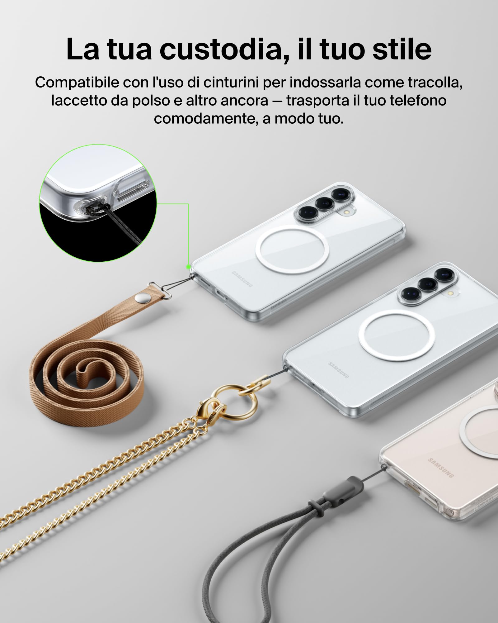 belkin-sheerforce-clear-cover-per-samsung-galaxy-s26-protezione-da-cadute-fino-a image 8