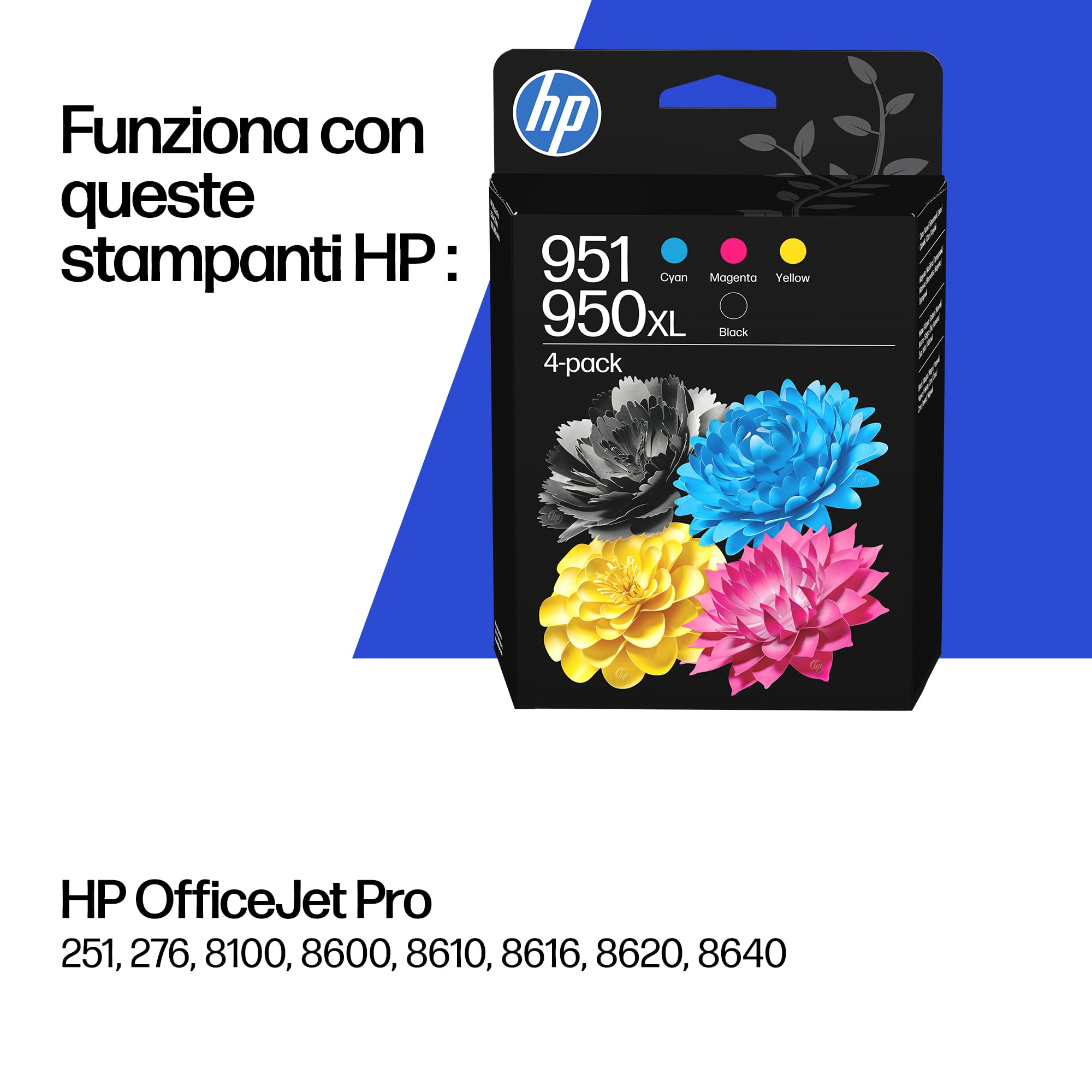 hp-951-950xl-c3wk1ae-confezione-4-cartucce-originali-ciano-giallo-magenta-nero-a image 4