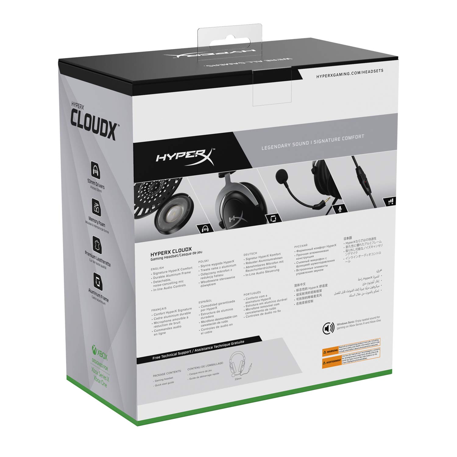 hyperx-cloudx-cuffie-da-gaming-cablate-3-5-mm-con-microfono-staccabile-telaio-in image 8