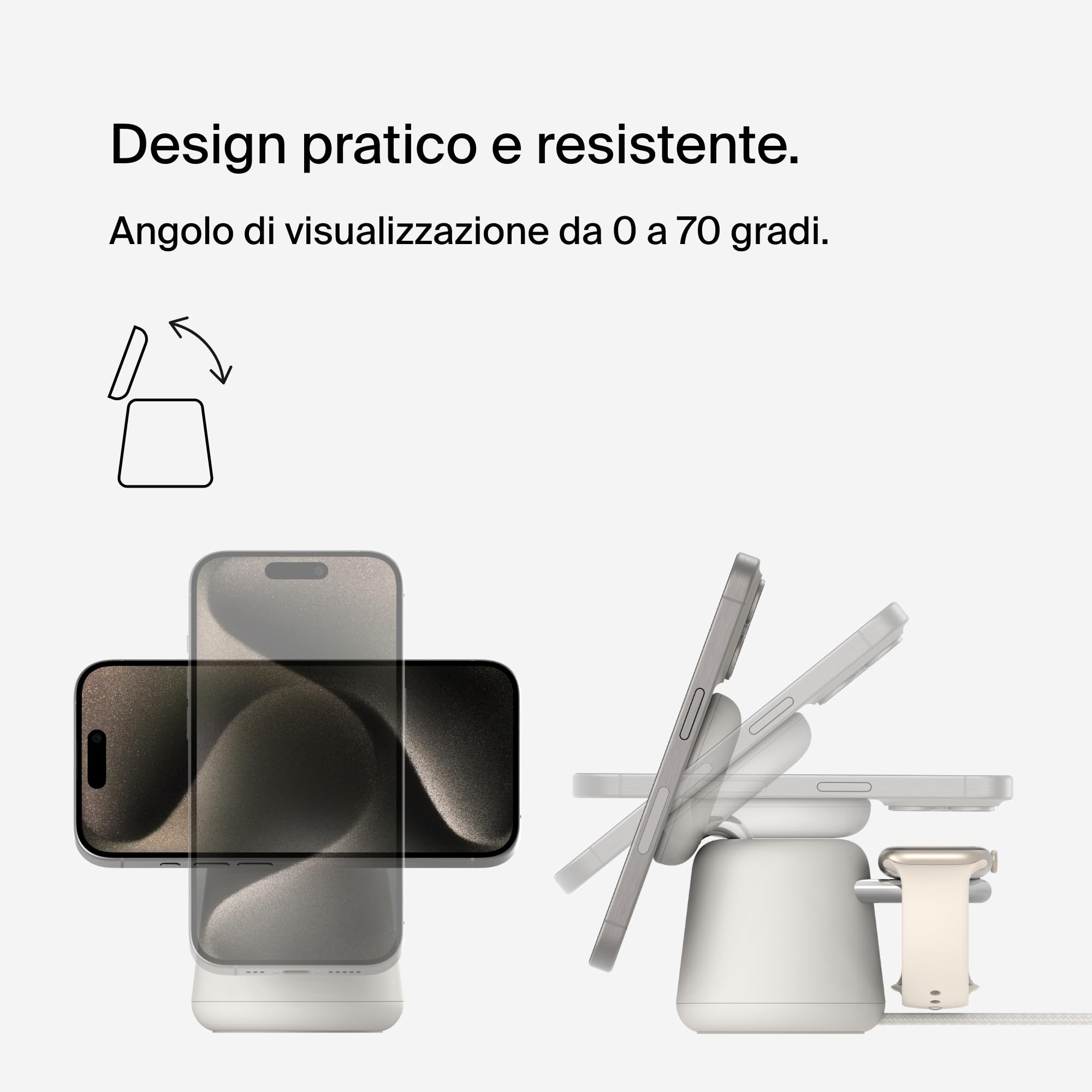 belkin-boostcharge-pro-dock-di-ricarica-wireless-2-in-1-con-magsafe-15-w-per-iph image 4
