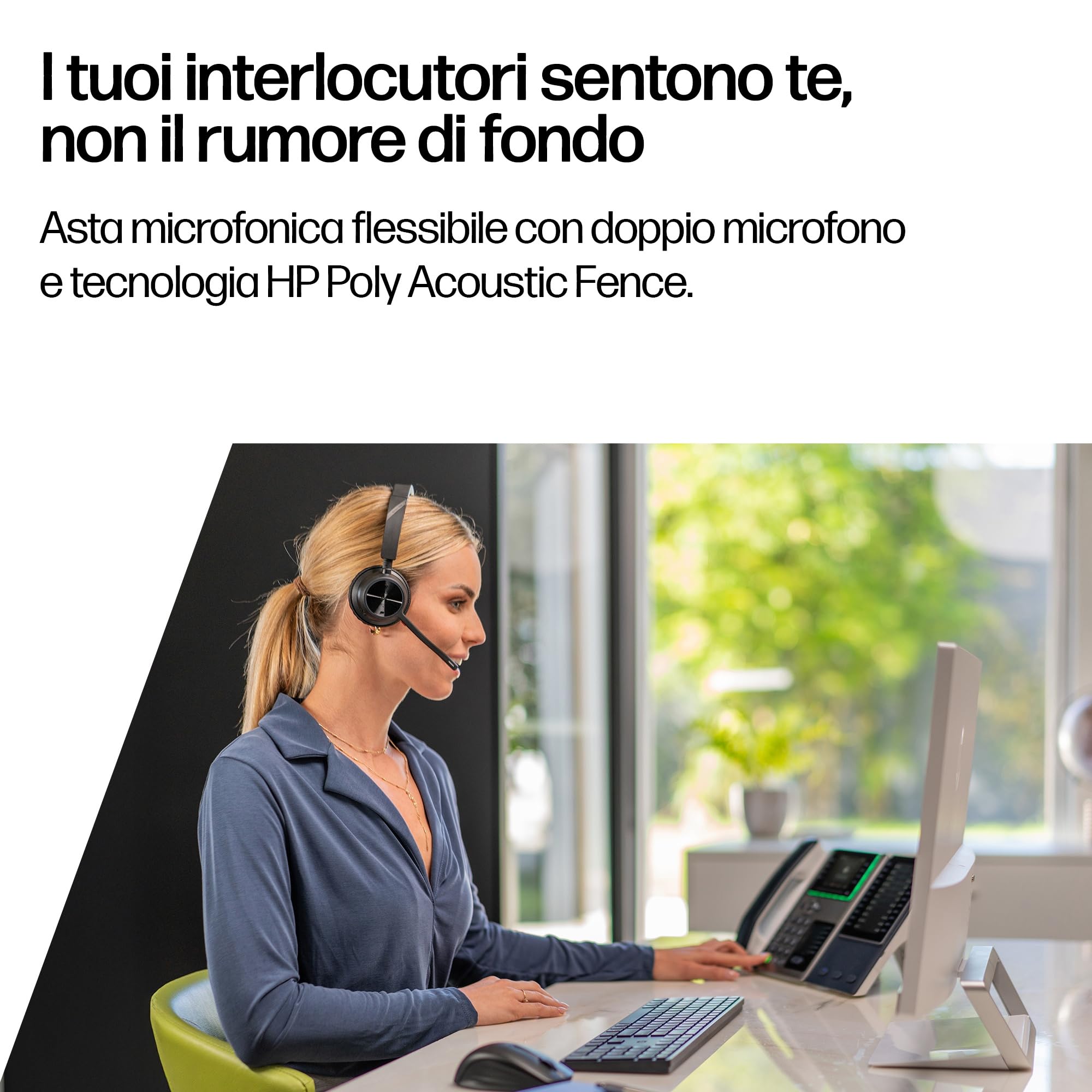 poly-voyager-4310-uc-cuffia-monoaurale-wireless-bluetooth-con-dongle-usb-c-bt700 image 5