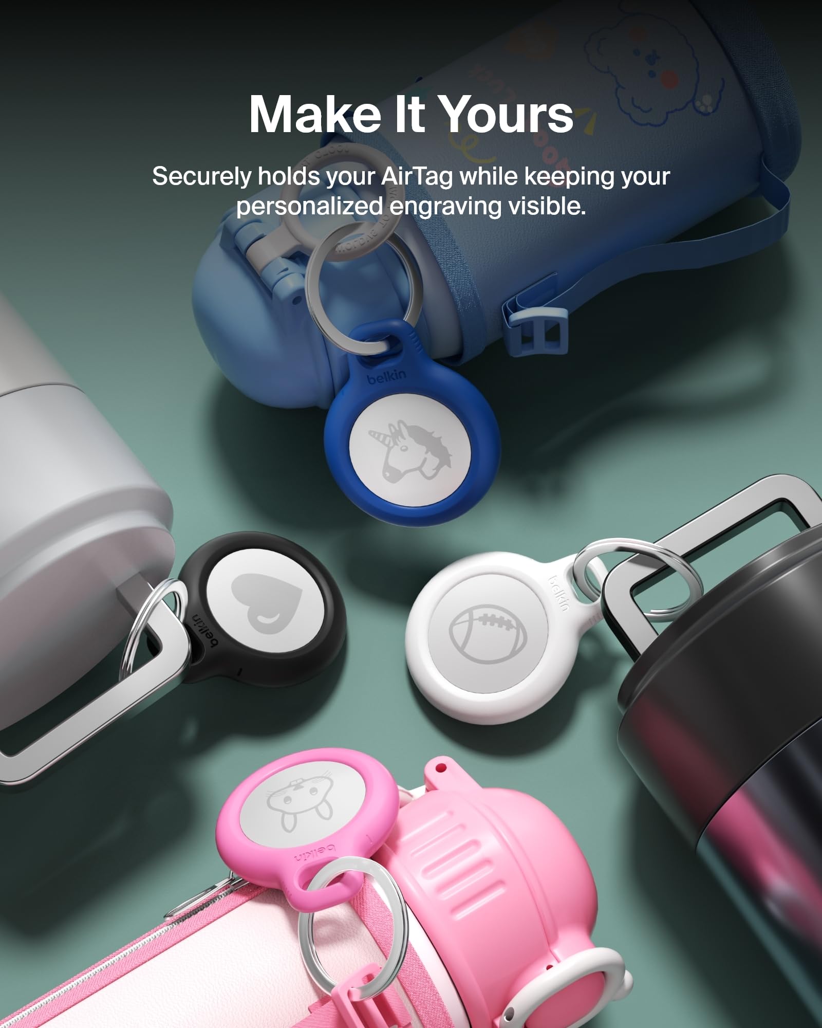 belkin-secure-holder-portachiavi-per-apple-airtag-con-anello-portachiavi-e-chius image 7