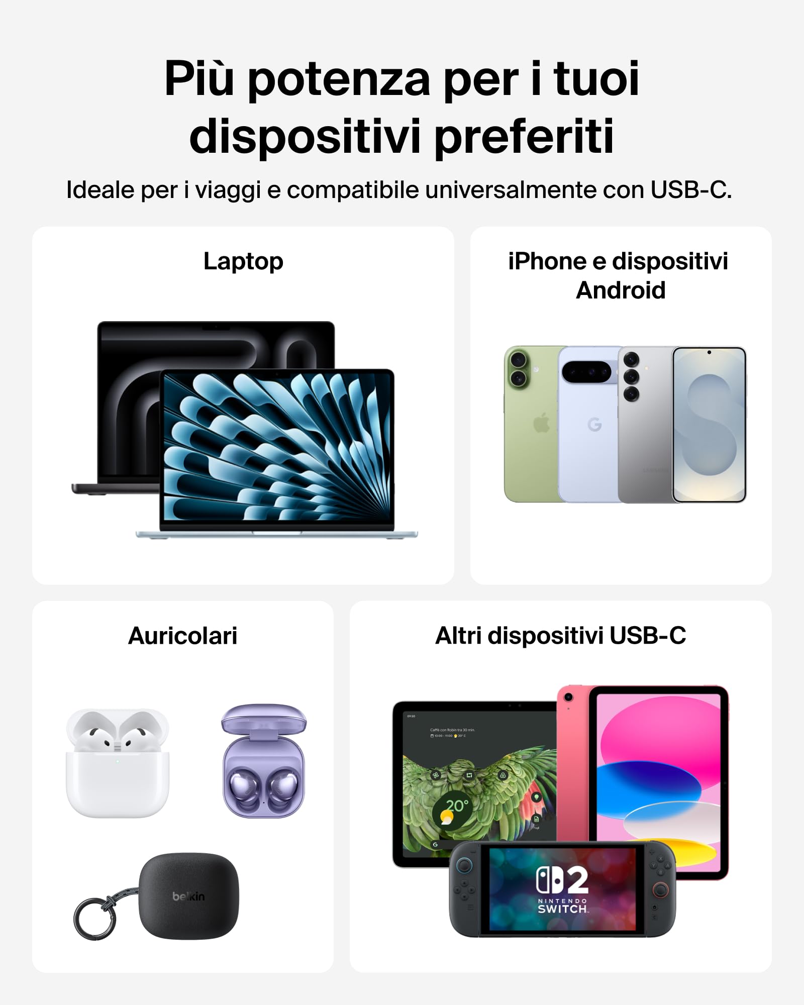 belkin-ultracharge-pro-power-bank-25000mah-con-cavo-usb-c-integrato-usb-pd-158w- image 5