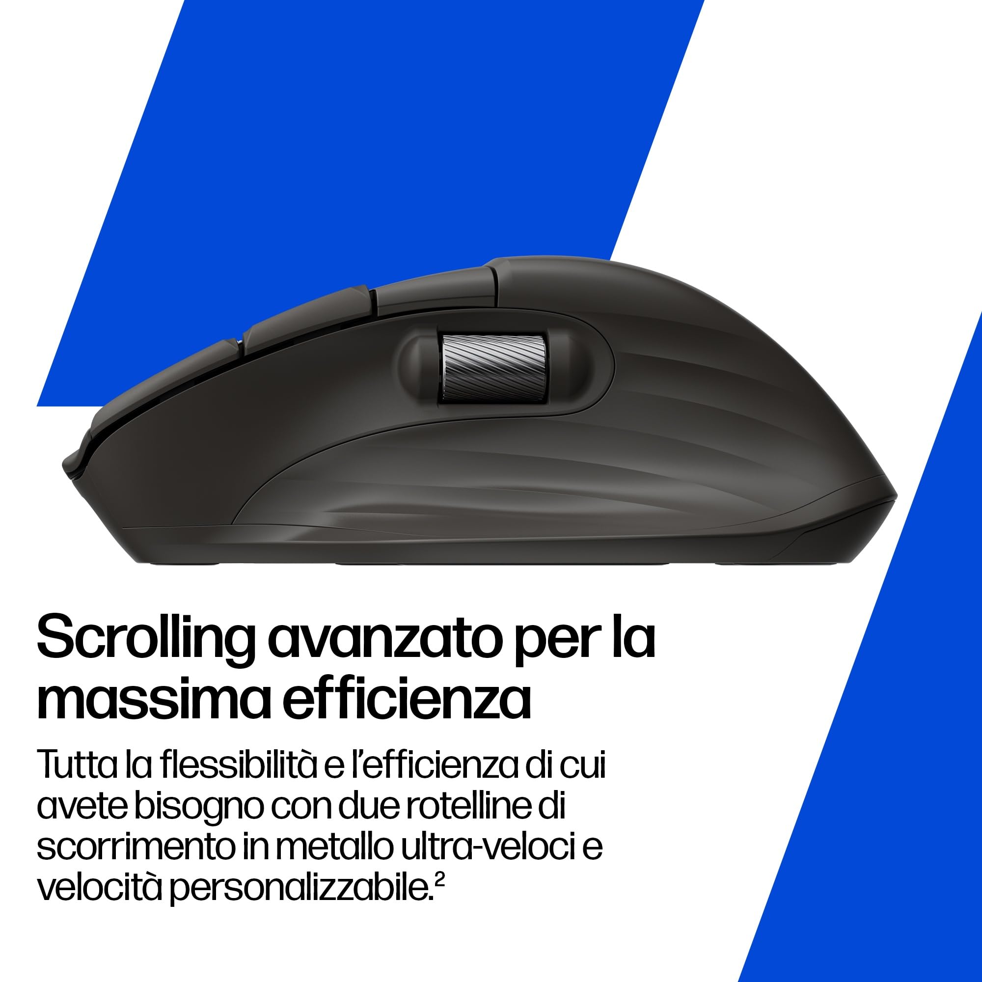 hp-780m-mouse-wireless-ergonomico-con-supercondensatore-ricaricabile-scorrimento image 4