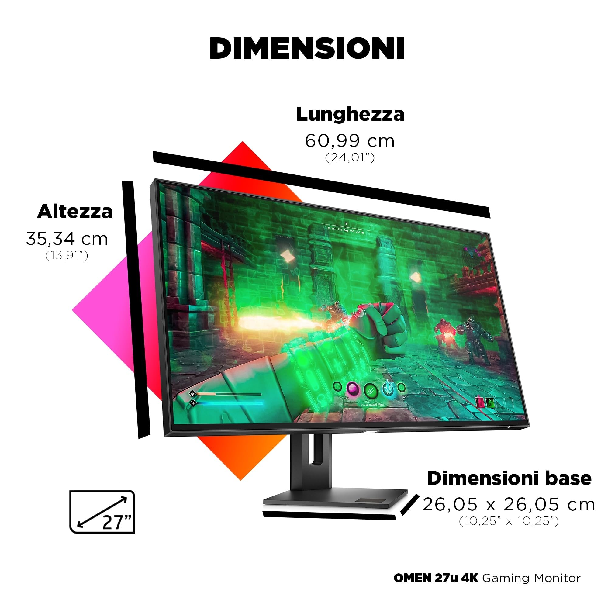 hp-omen-27u-monitor-gaming-27-4k-uhd-144hz-ips-1ms-hdmi-2-1-compatibile-ps5-e-xb image 4