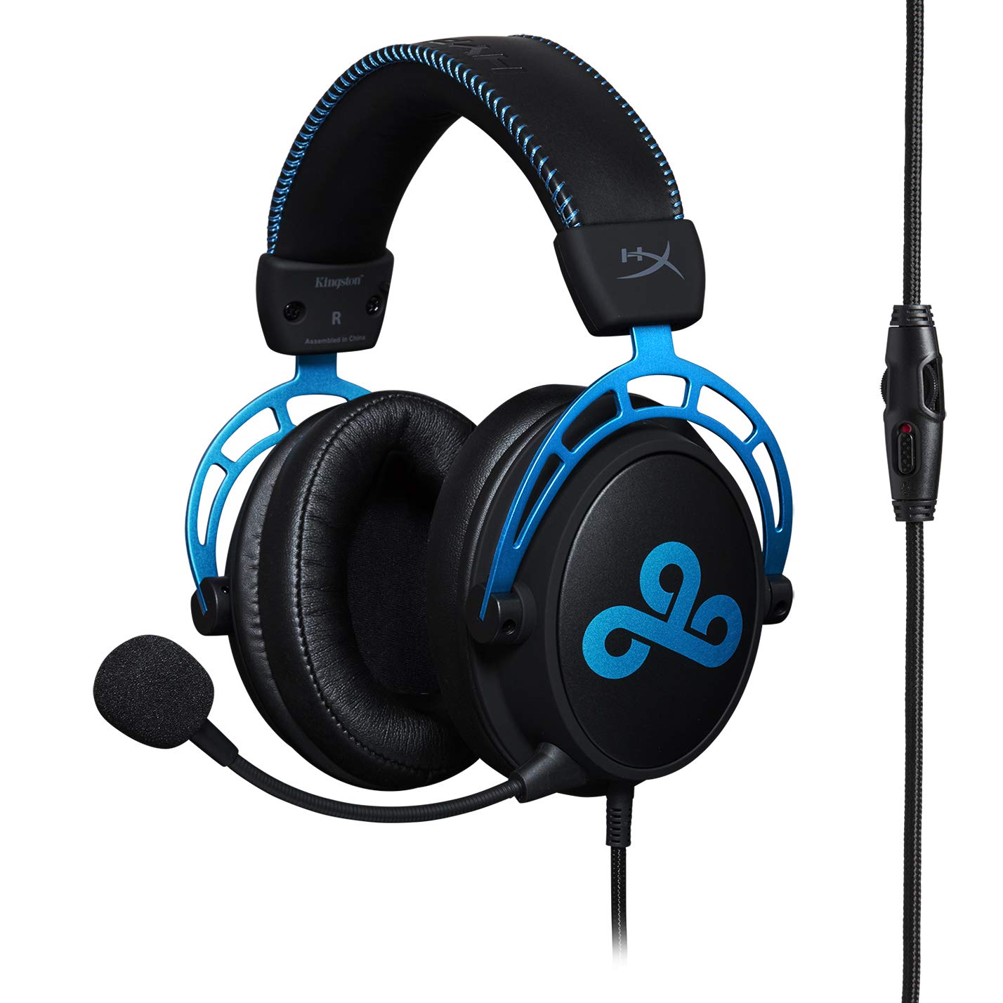 hyperx-cloud-alpha-cloud9-edition-hx-hscac9-bl-cuffie-gaming-con-driver-a-doppia image 1