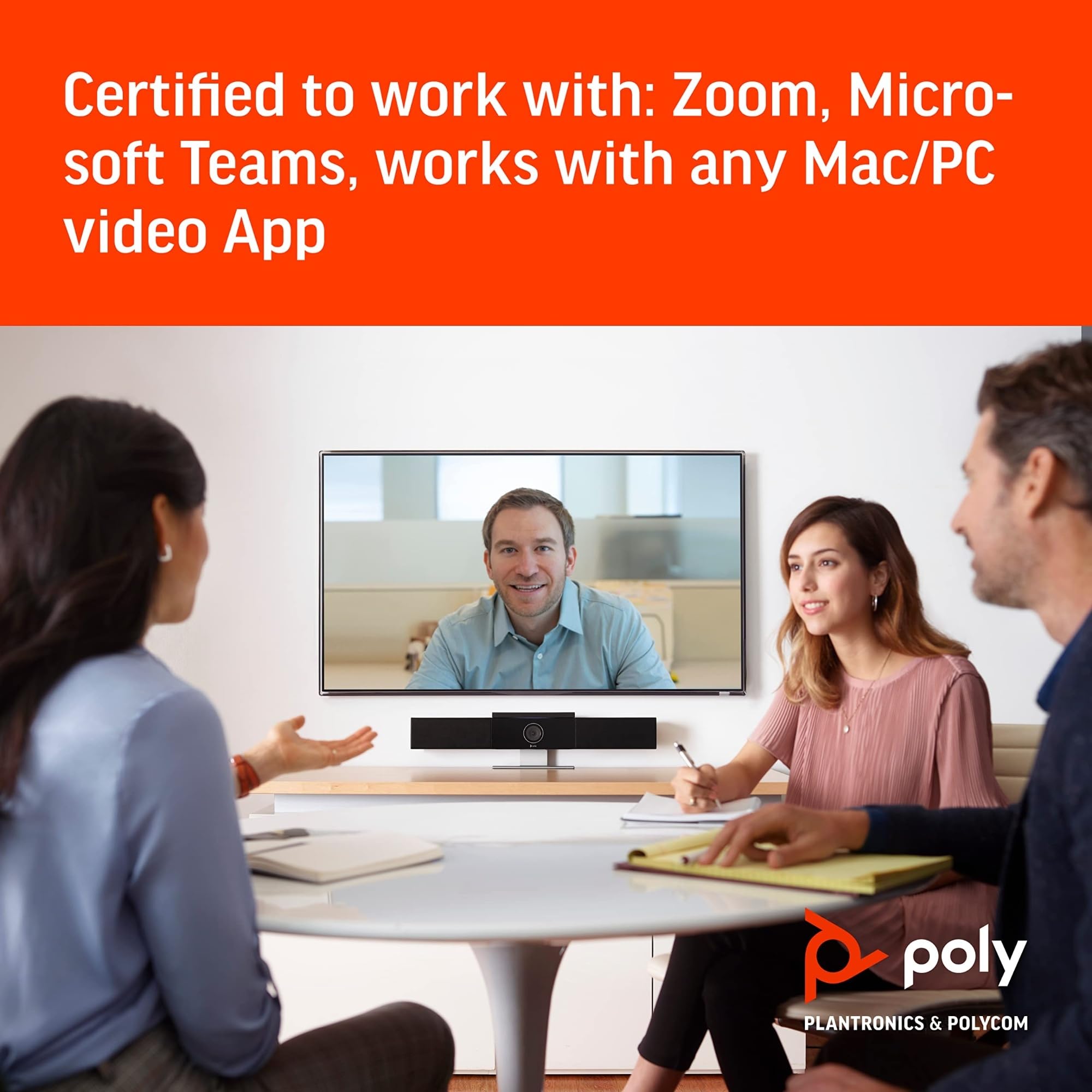 poly-studio-barra-video-usb-con-videocamera-intelligente-4k-directorai-noisebloc image 6