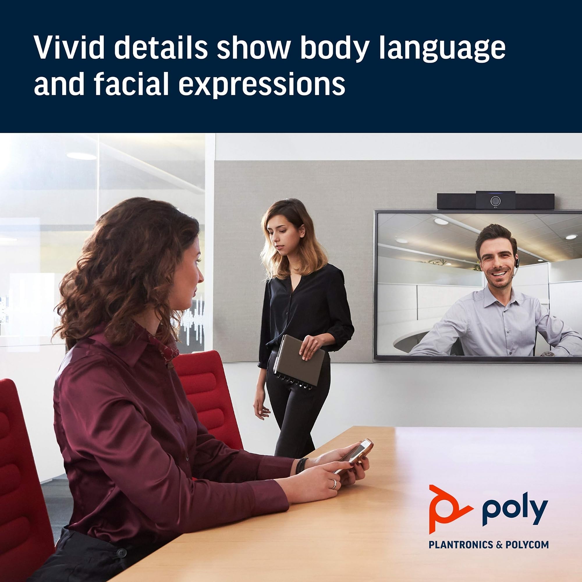 poly-studio-barra-video-usb-con-videocamera-intelligente-4k-directorai-noisebloc image 4