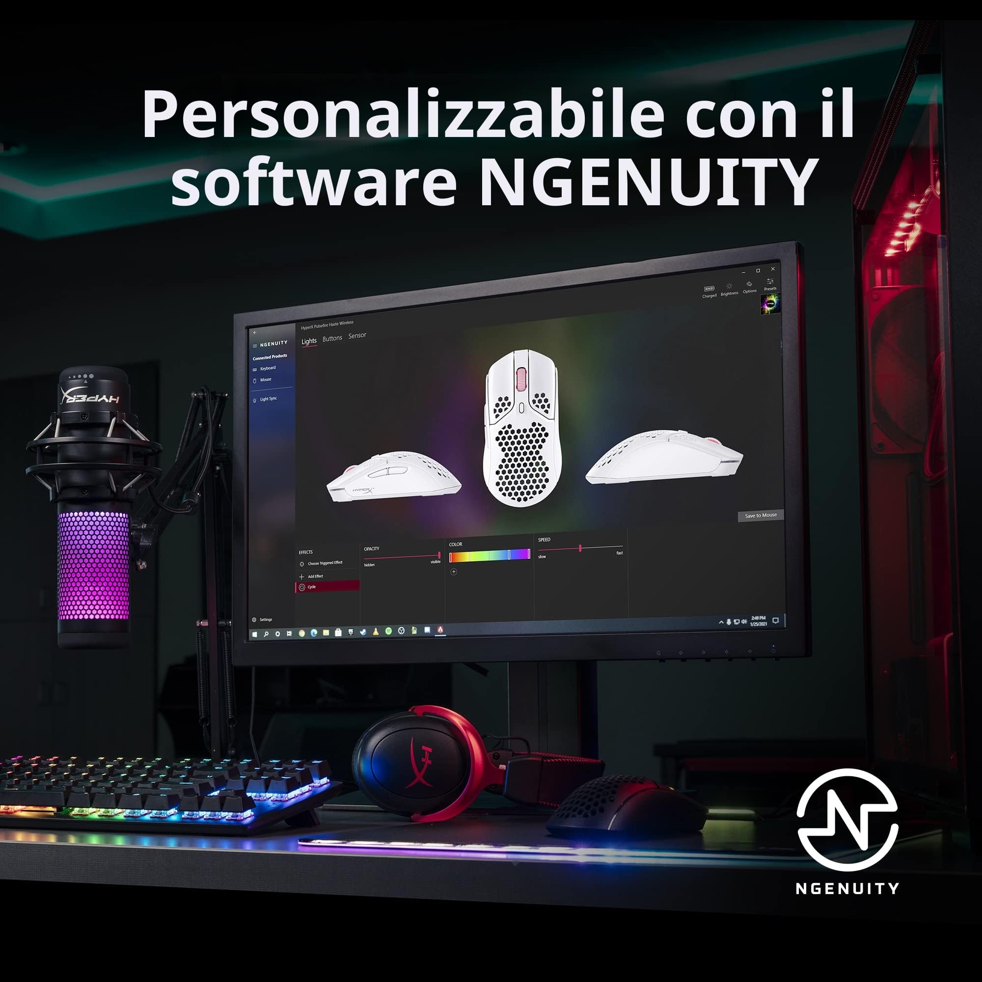 hyperx-pulsefire-haste-wireless-gaming-mouse-2-4ghz-1ms-rgb-6-programmable-butto image 5