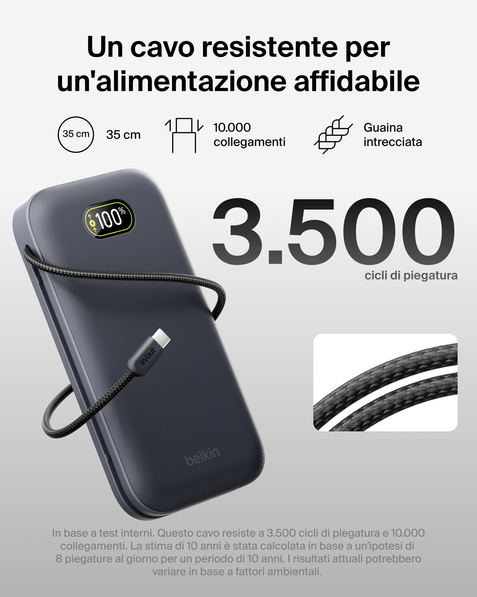 belkin-ultracharge-pro-power-bank-27000-mah-caricatore-portatile-con-cavo-usb-c- image 8