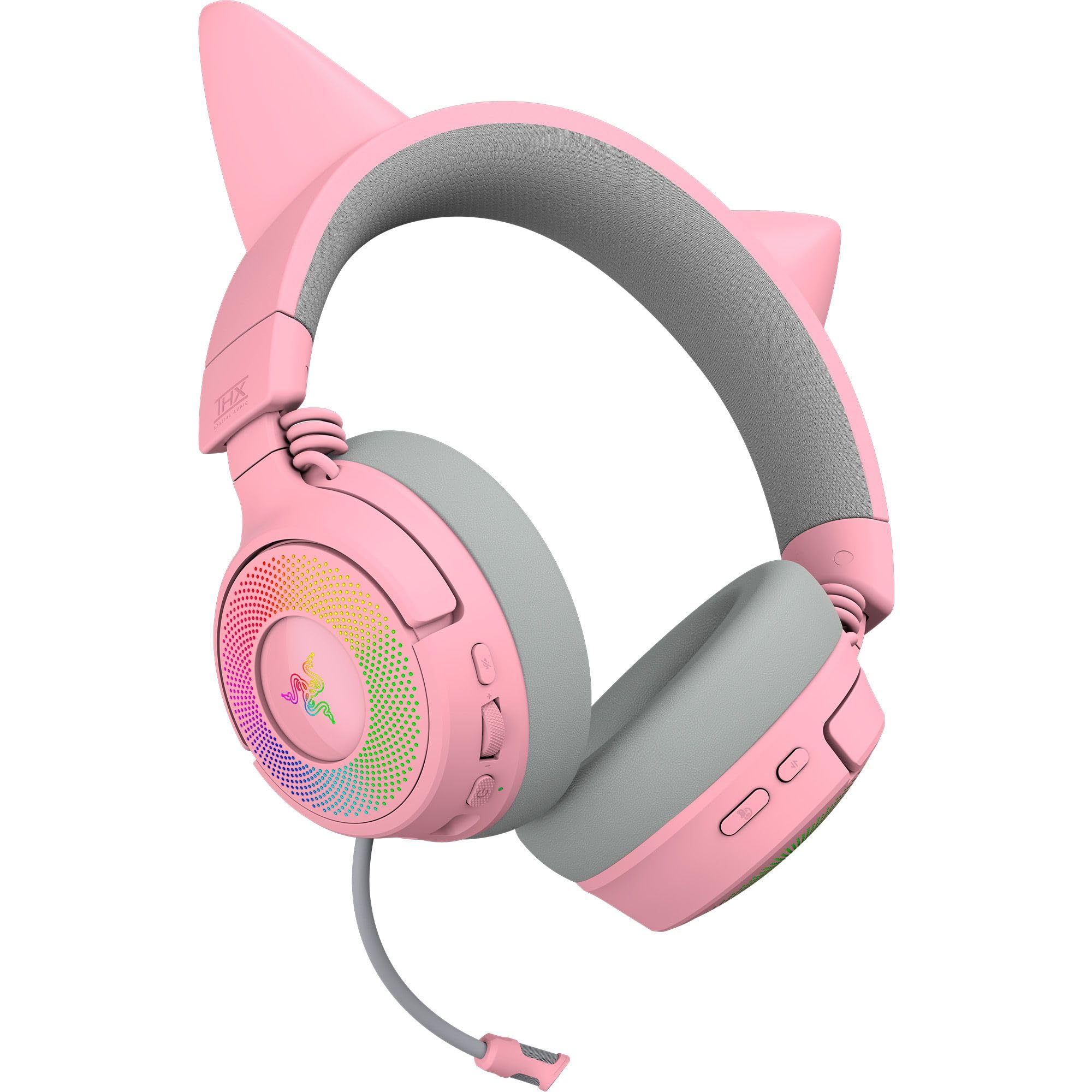 razer-kraken-kitty-v3-pro-cuffie-da-gioco-wireless-rgb-con-orecchie-di-gatto-chr image 8