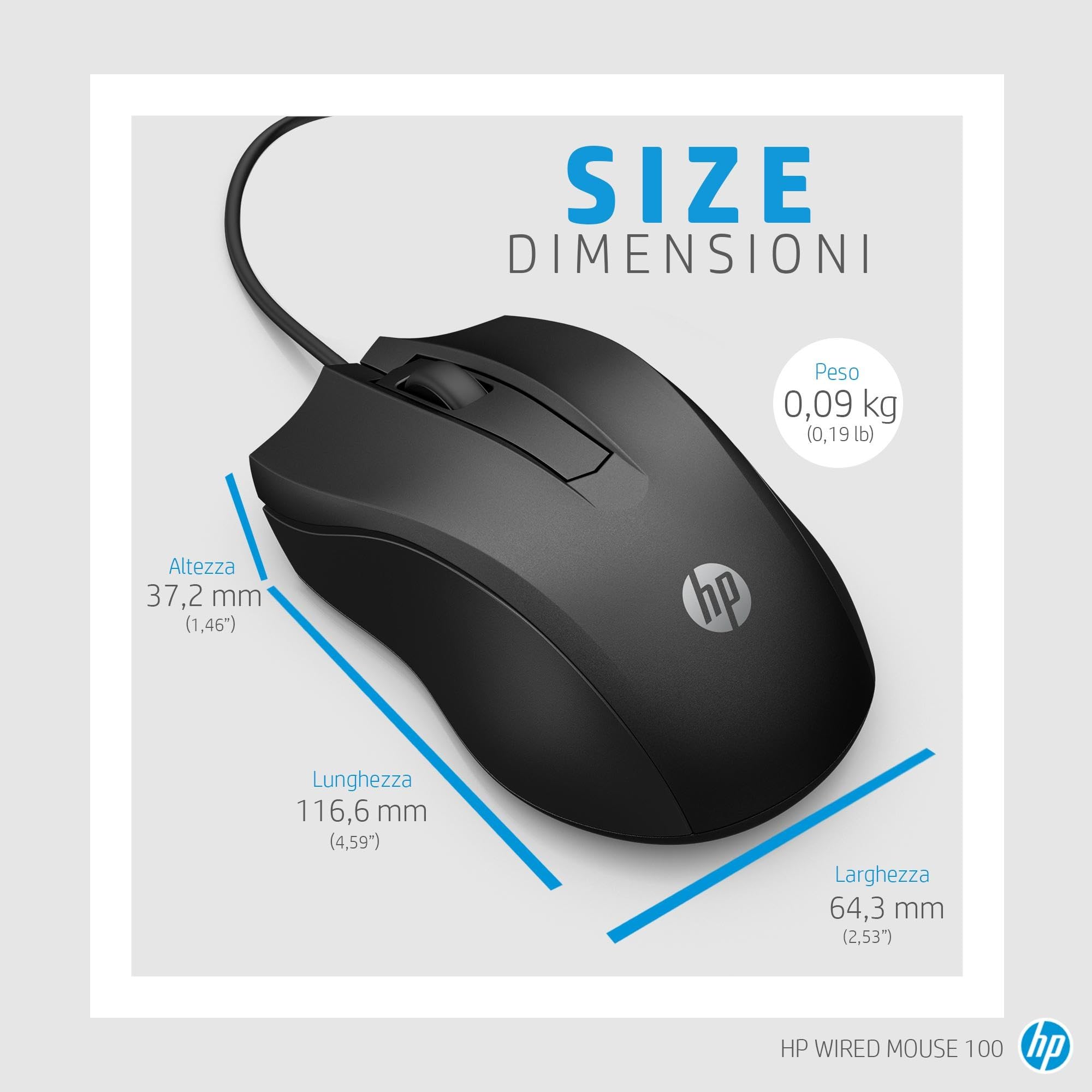 hp-100-mouse-cablato-usb-a-sensore-ottico-1600-dpi-3-pulsanti-design-ergonomico- image 5