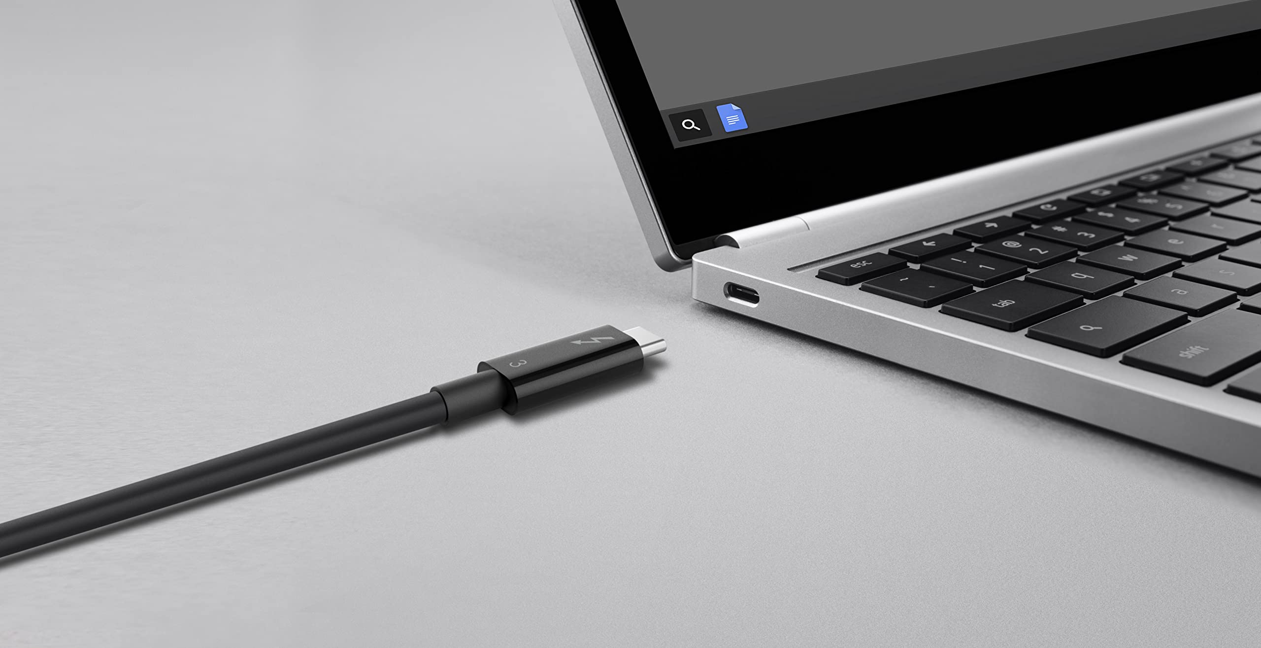 belkin-f2cd084bt0-5mbk-cavo-thunderbolt-3-usb-c-a-usb-c-da-100-w-40-gbps-0-5-met image 4