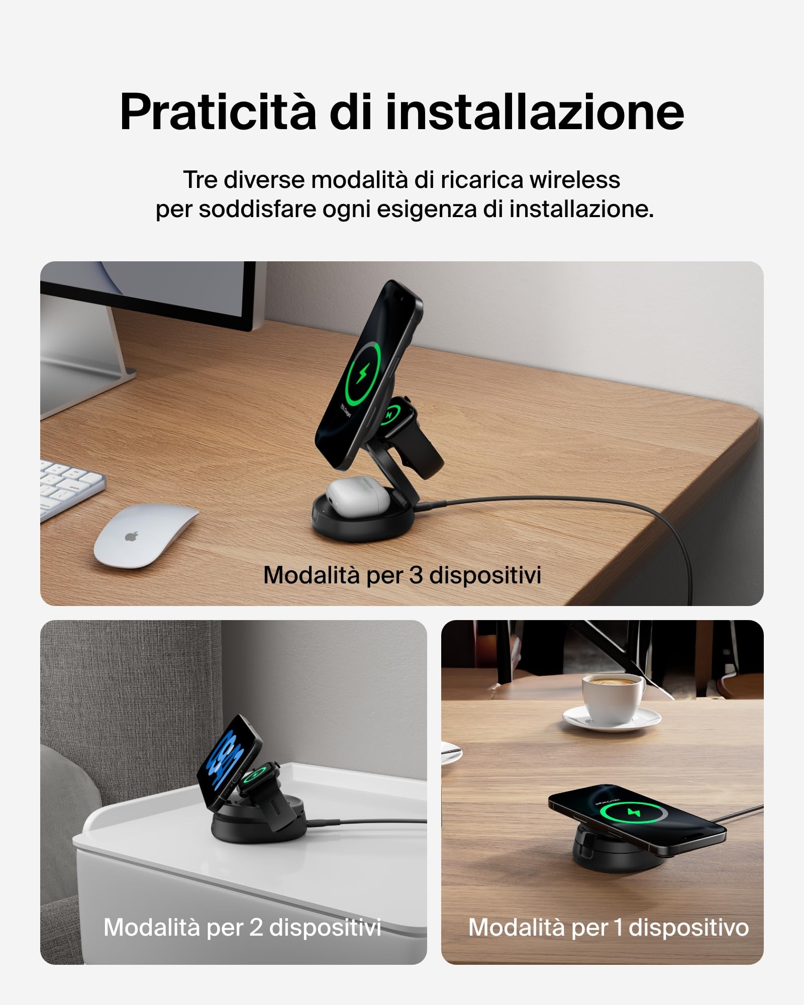 belkin-boostcharge-pro-stazione-di-ricarica-wireless-3-in-1-magsafe-qi2-15w-per- image 5