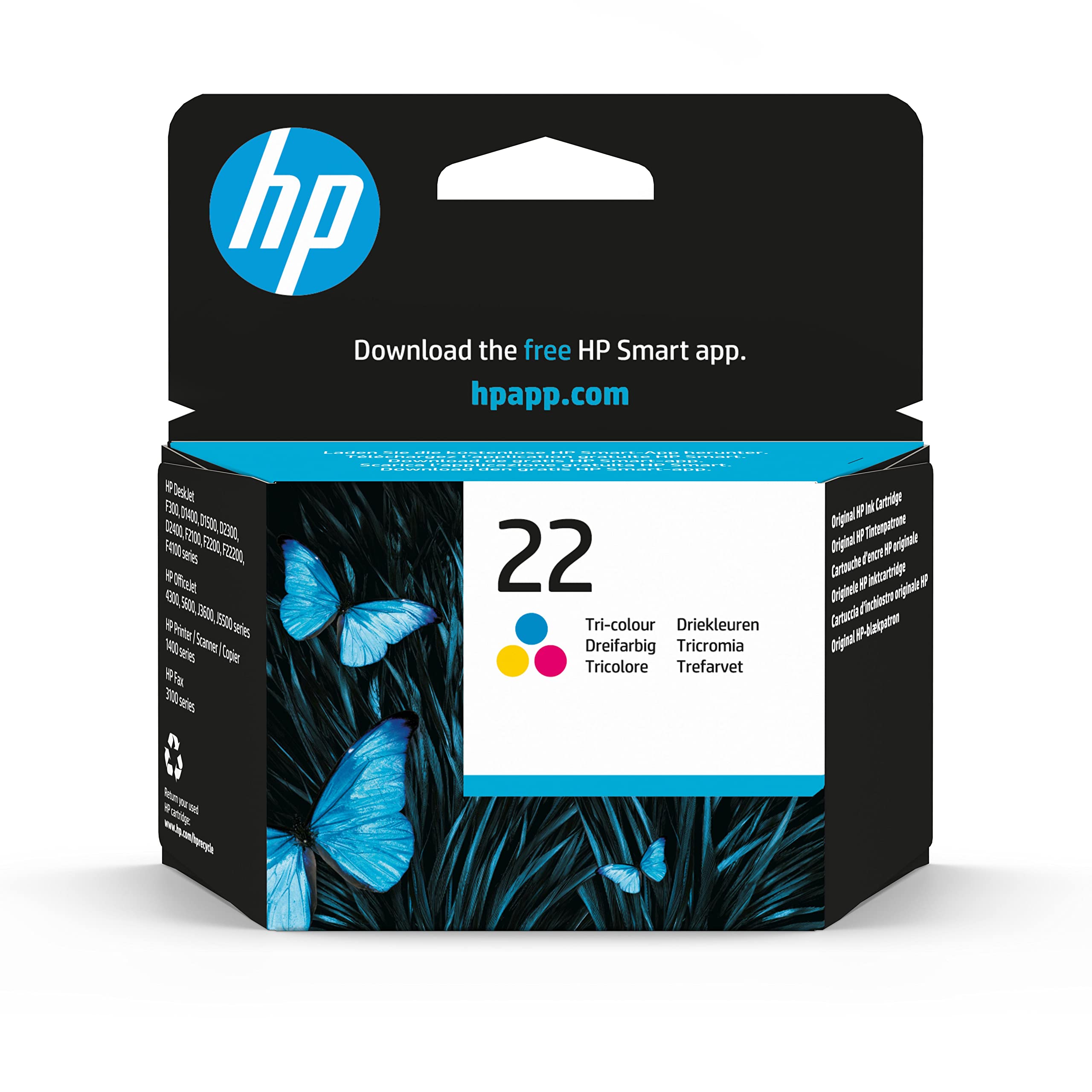 hp-22-c9352ae-cartuccia-originale-tricromia-fino-a-475-pagine-per-stampanti-hp-d image 1